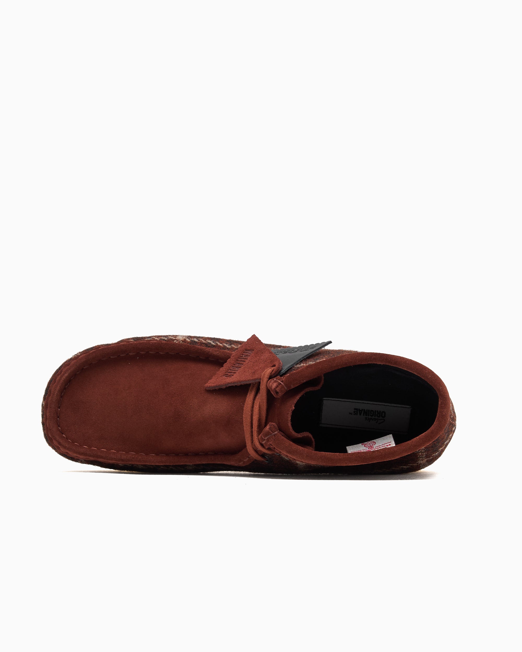 Clarks x Harris Tweed Wallabee™ Rust Men's Boots