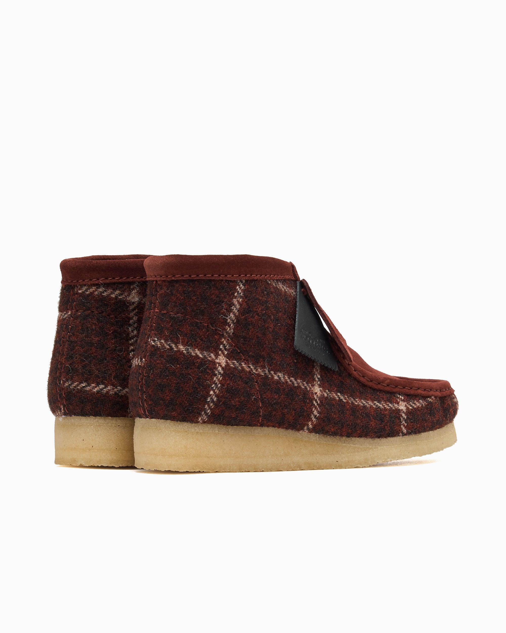 Clarks x Harris Tweed Wallabee™ Rust Men's Boots