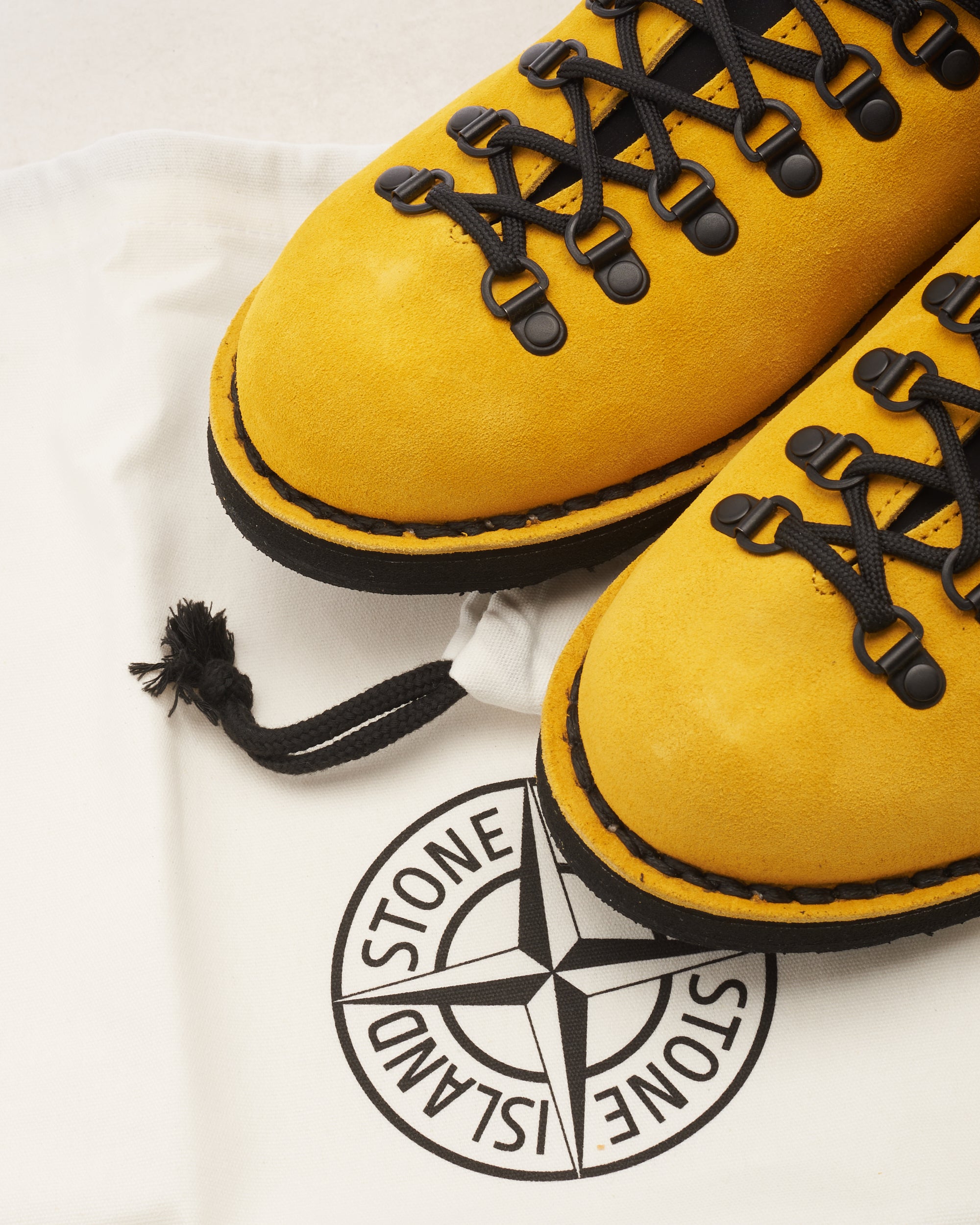 Stone Island Suede Leather Boot Vibram Men's Boots