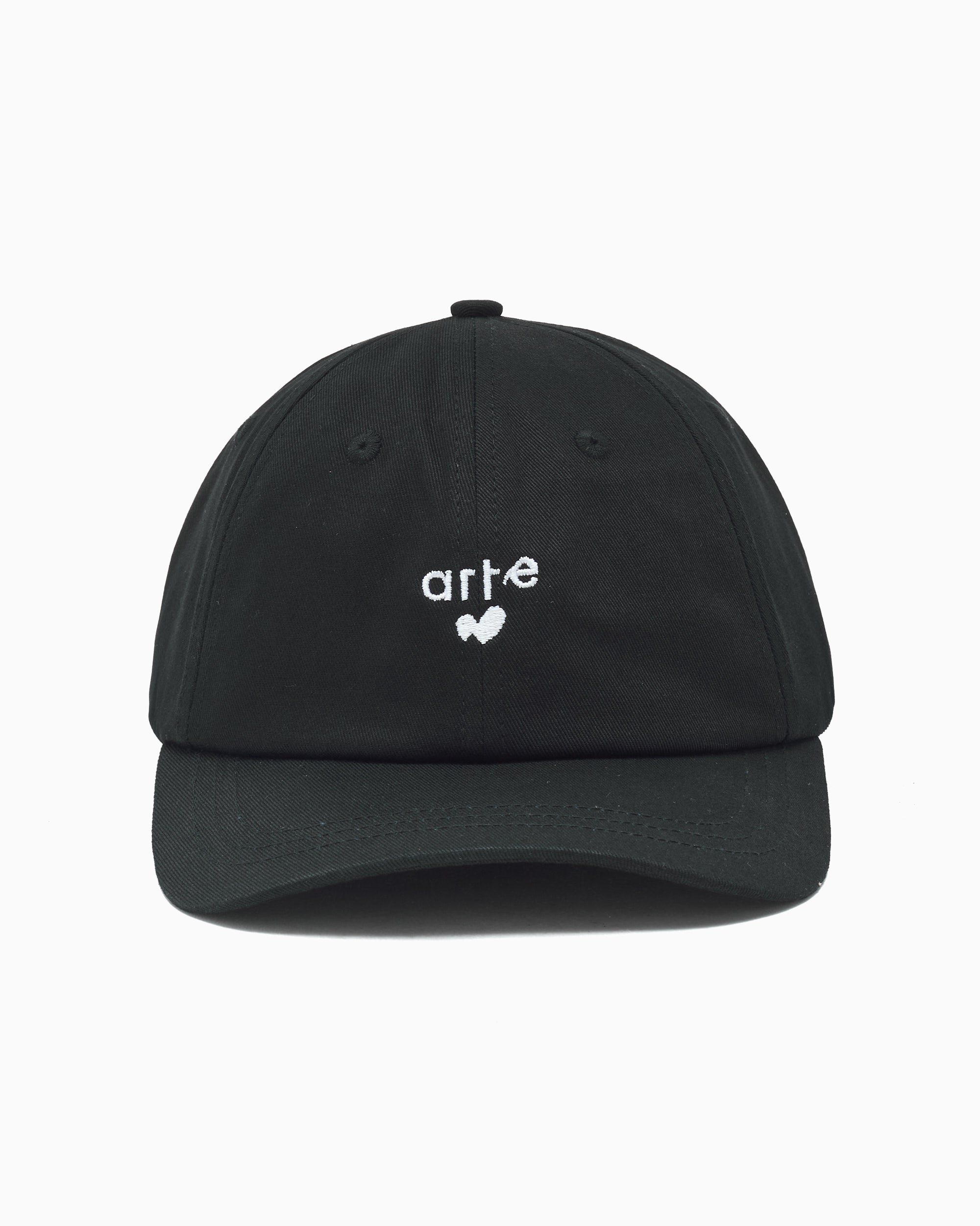 Caps Arte Antwerp Heart Logo Unisex Cap - SS26-215AC-Black