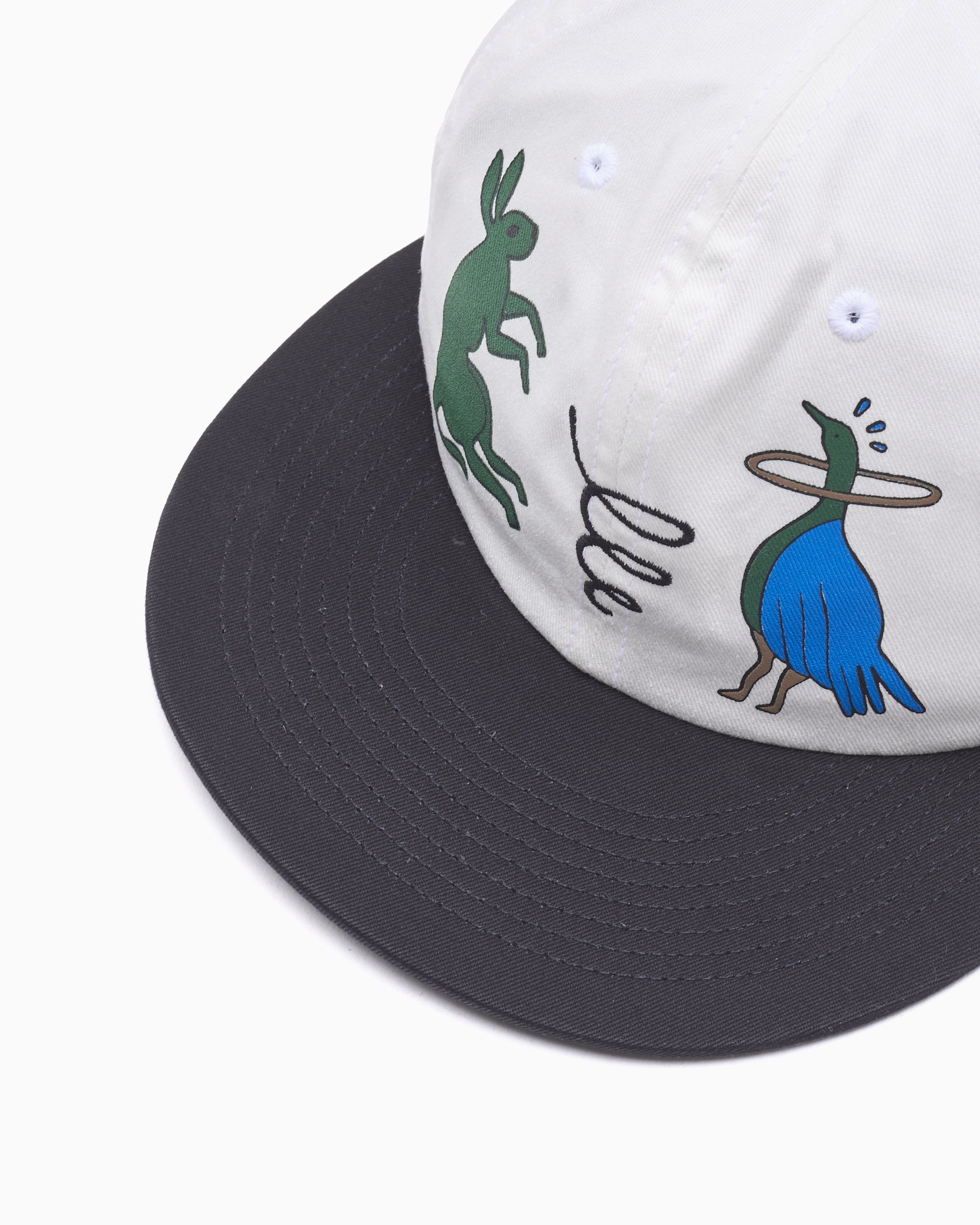 Caps by Parra Animal Style Unisex Cap - 55485-WHITE