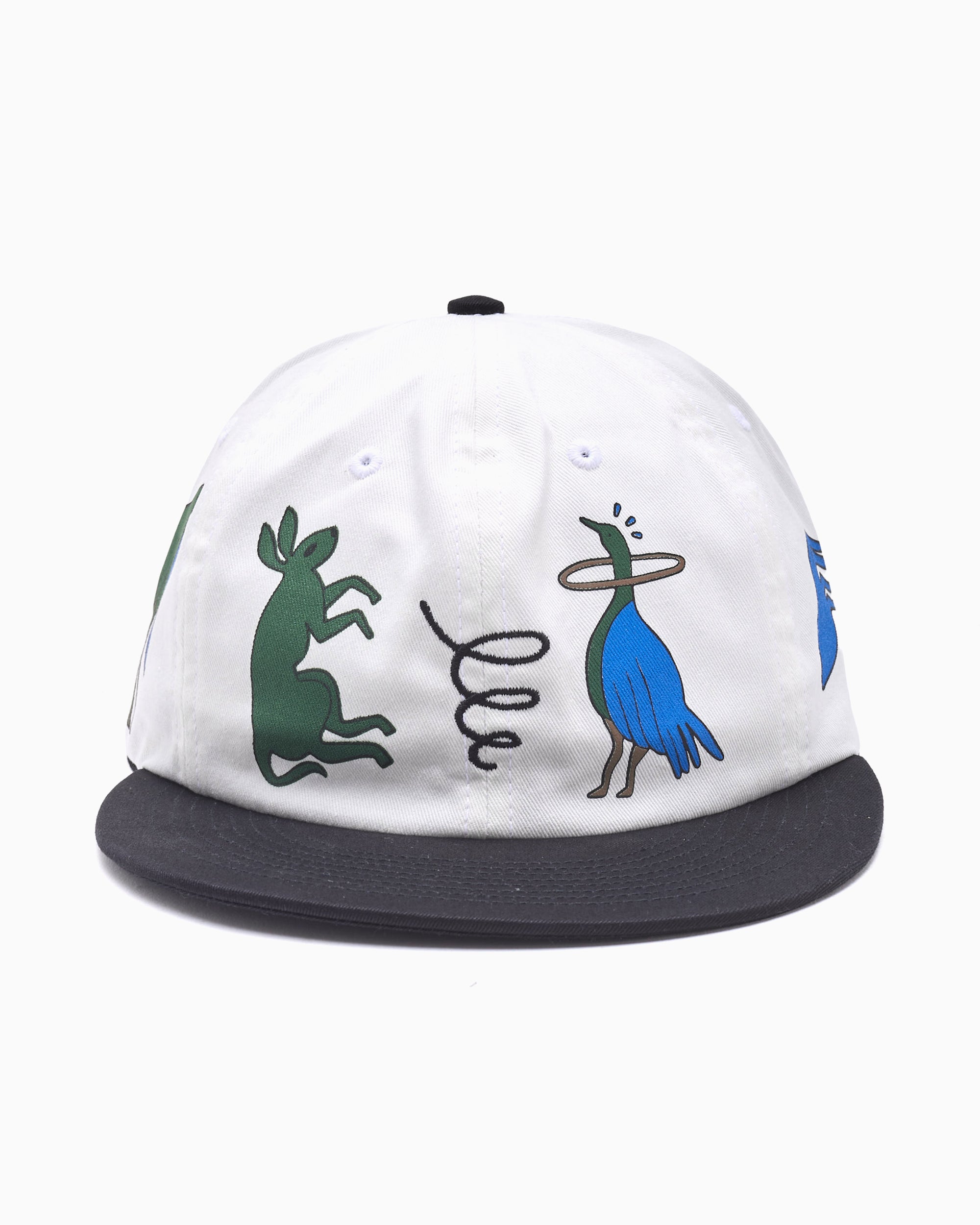 Caps by Parra Animal Style Unisex Cap - 55485-WHITE