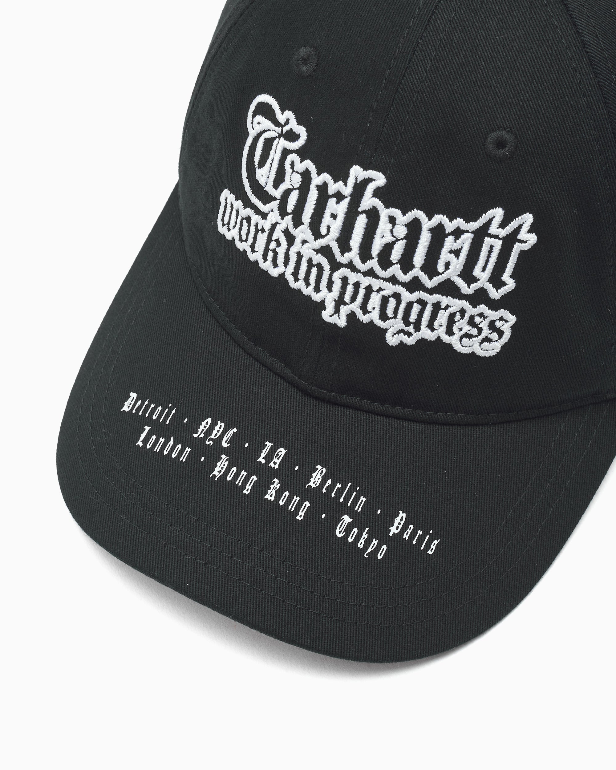 【新品タグ付き】Carhartt WIP World Tour Cap ブラック Carhartt WIP World Tour Unisex Cap