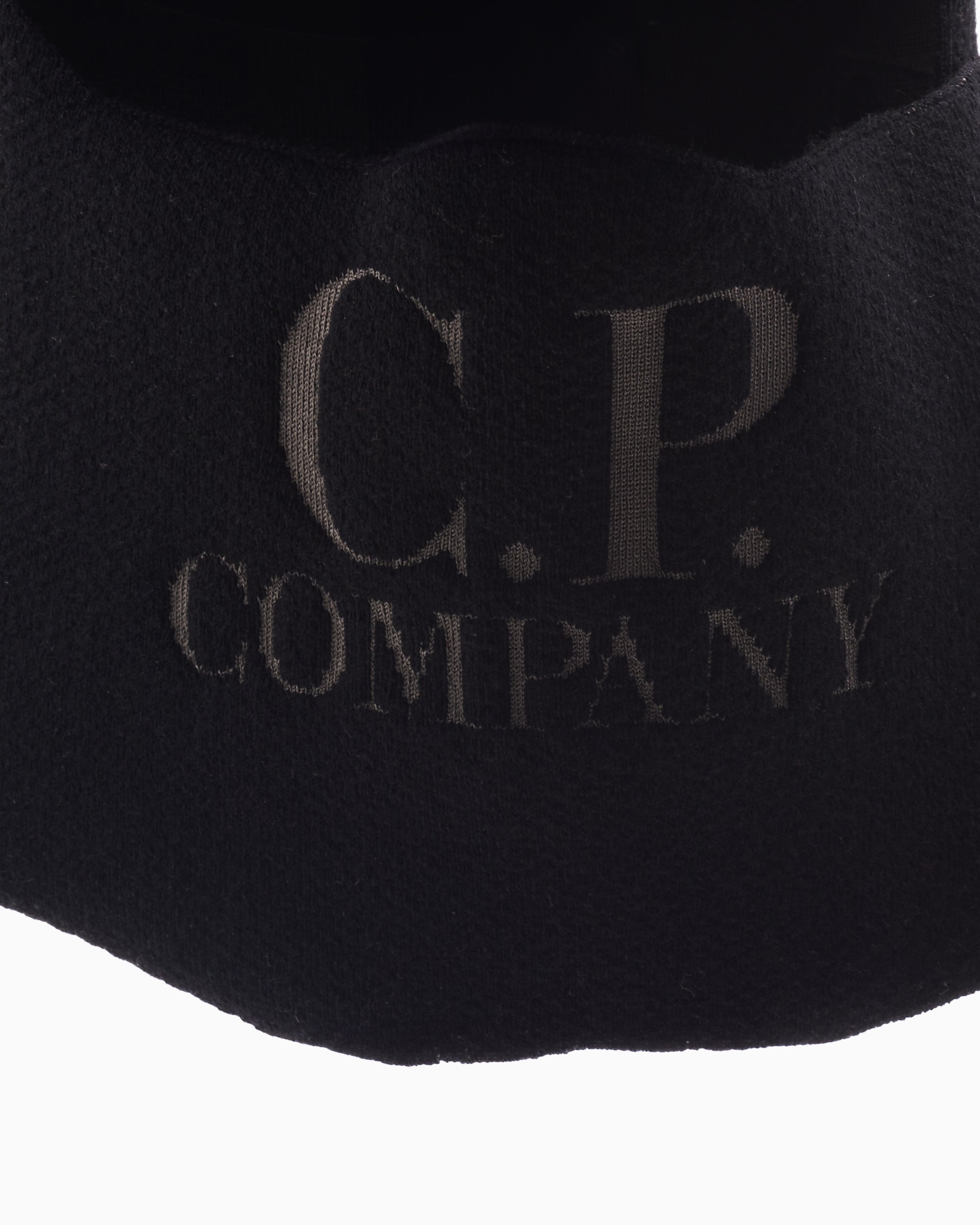 CP Company Unisex Extrafine Merino Wool Visor Neck Cap Unisex Cap