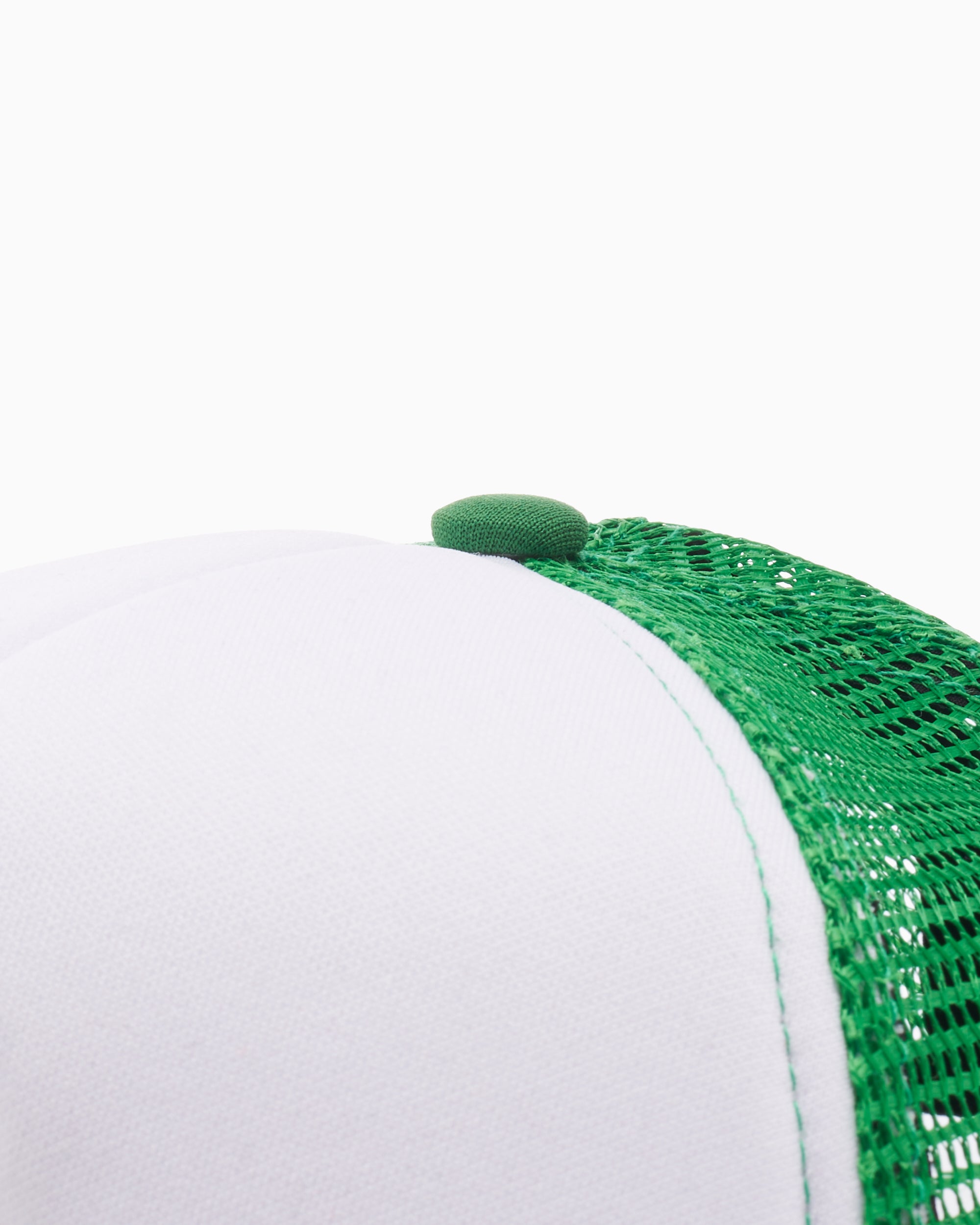 Deus Paris Shield Trucker Cap Verde | Cappellino Unisex In Cotone E Nylon | Taglia Unica Regolabile - 2