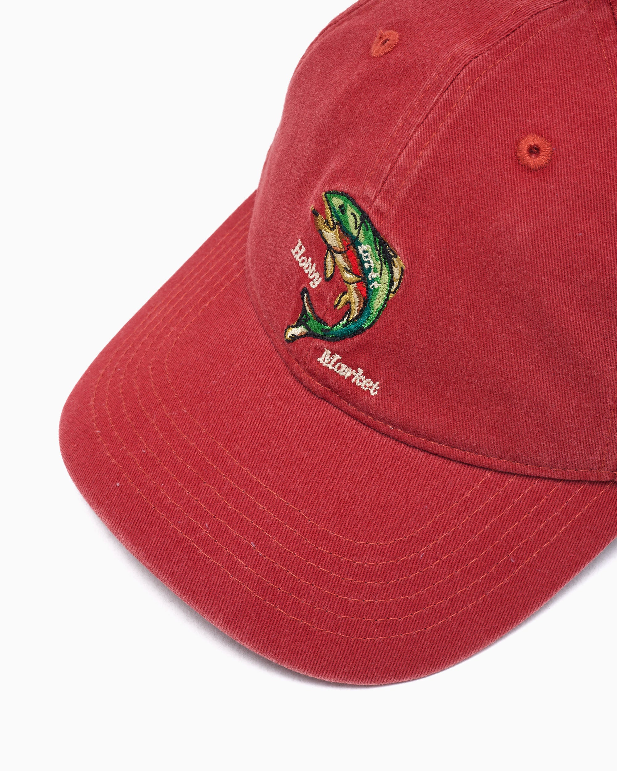 Caps forét Catch Washed Unisex Cap - F7063-RED