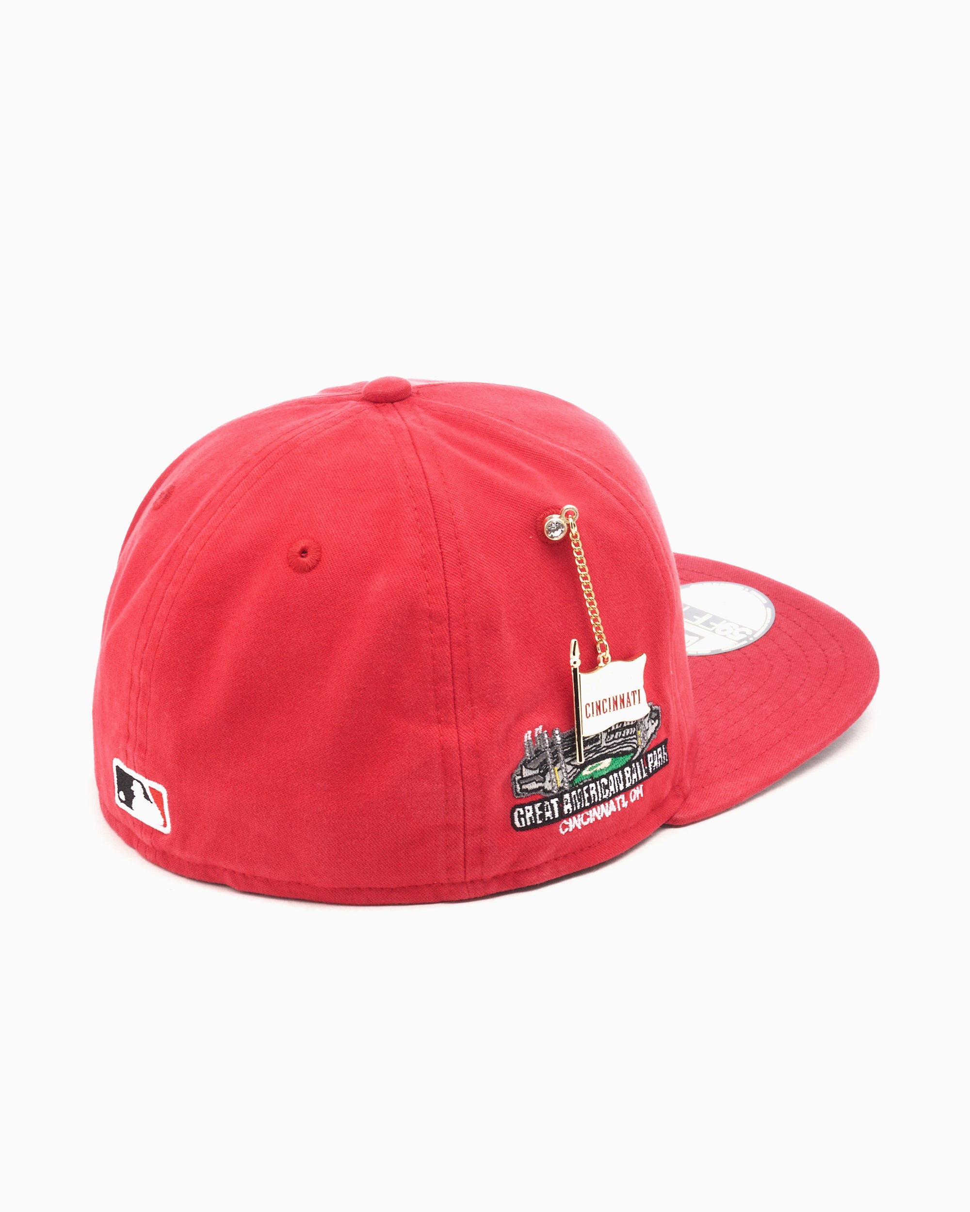New Era Golfer Cincinnati Reds Championship Side Flag Unisex Cap Unise