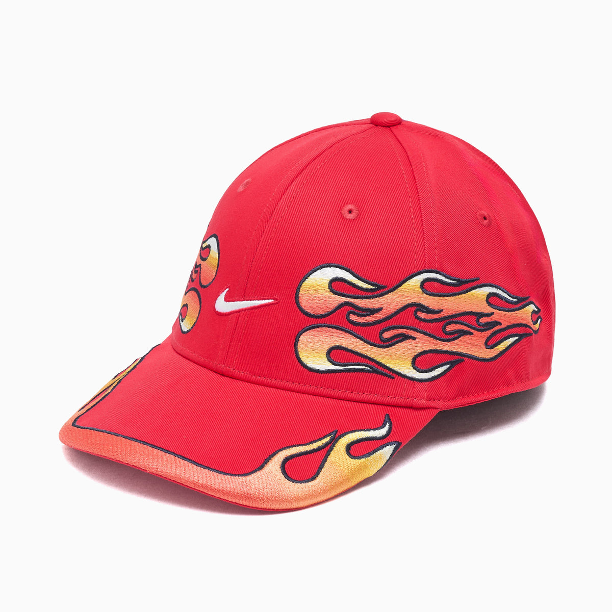 ? NIKE CLUB FLAME CAP RED ? Flame on ? Nike Club Structured OG Flame Cap Disponible en  main image 2