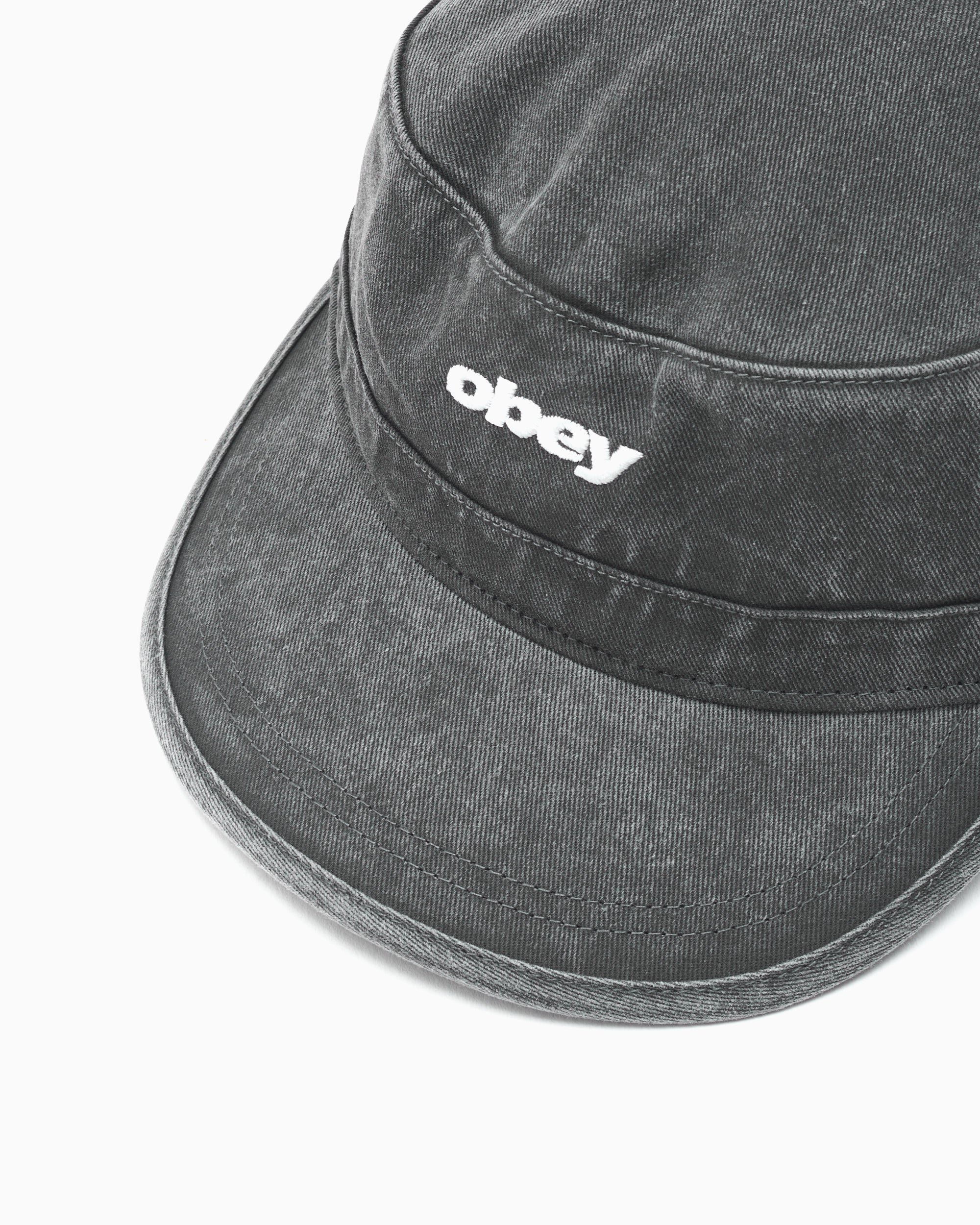 Caps OBEY Clothing Boxcar Pillbox Unisex Cap - 100540016-BLK