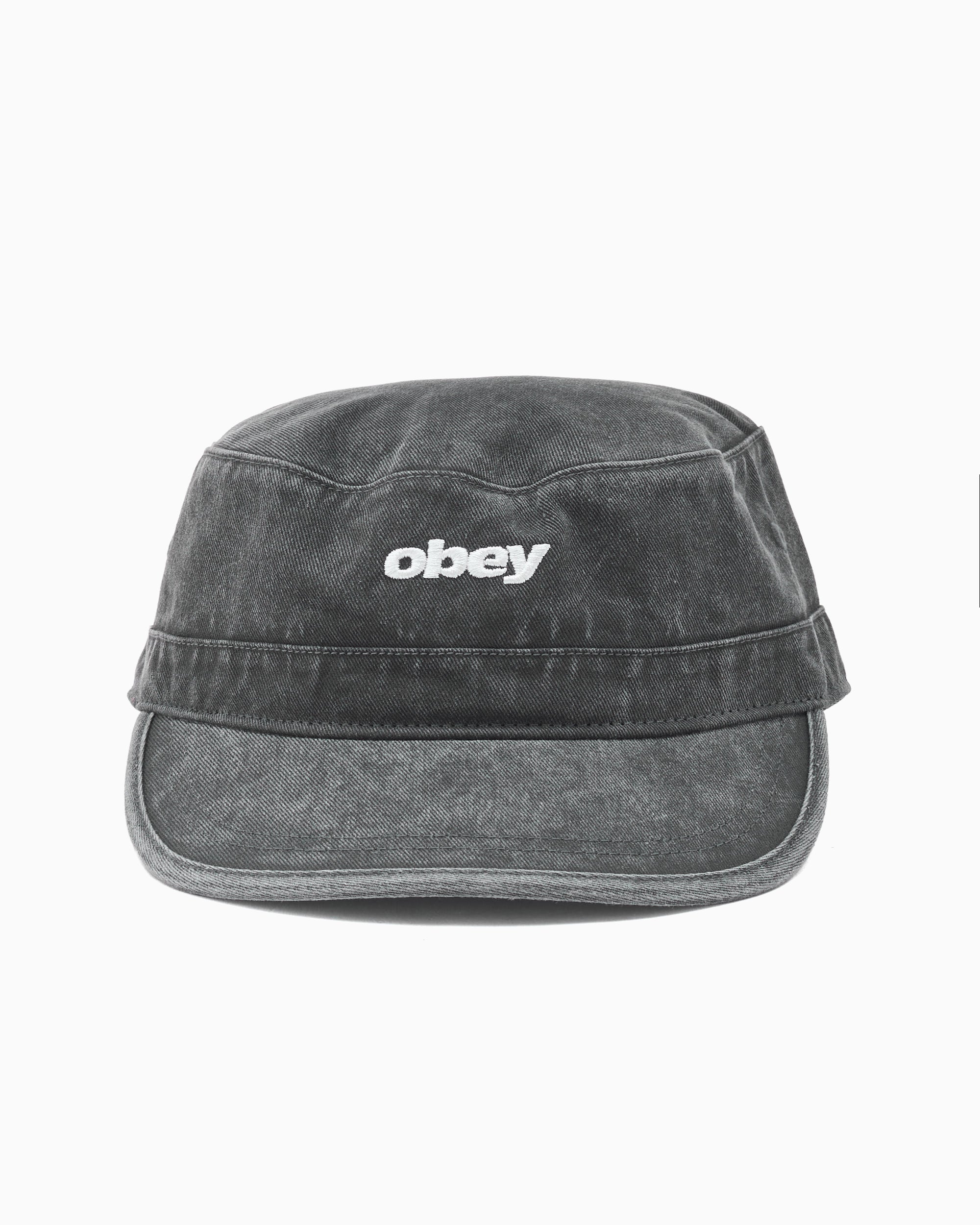 Caps OBEY Clothing Boxcar Pillbox Unisex Cap - 100540016-BLK