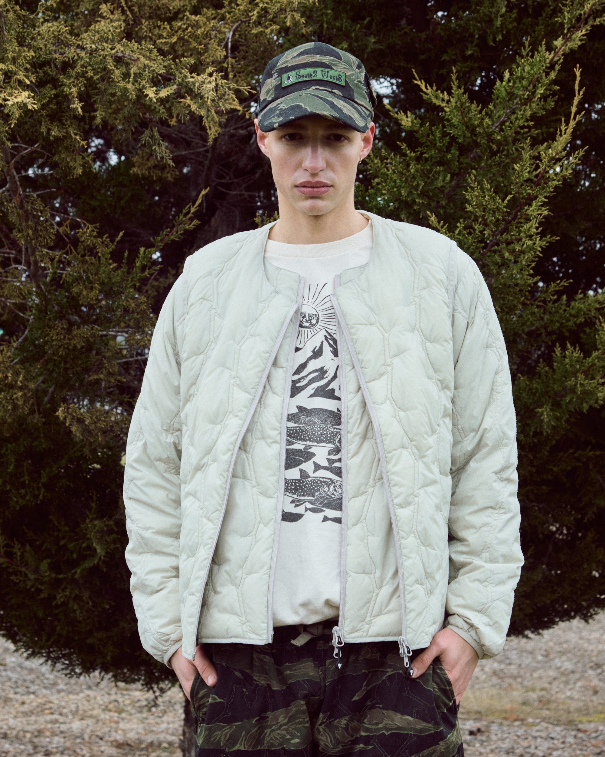 South2 West8 5 Panel Camo Unisex Cap