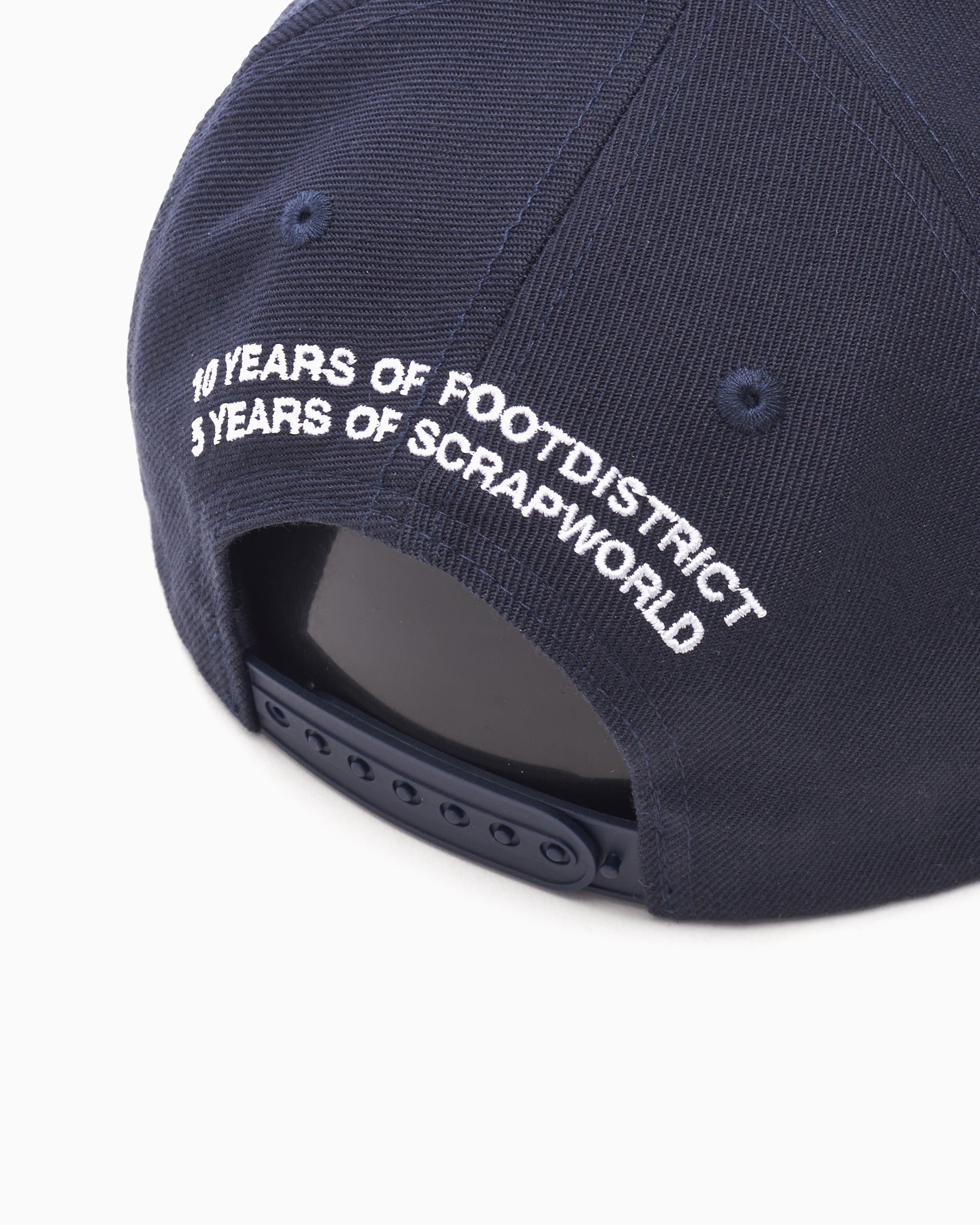 Caps X ScrapWorld FOOTDISTRICT x ScrapWorld Unisex Cap (+3 patches) Unisex Cap - FDSWCAP-BLUE