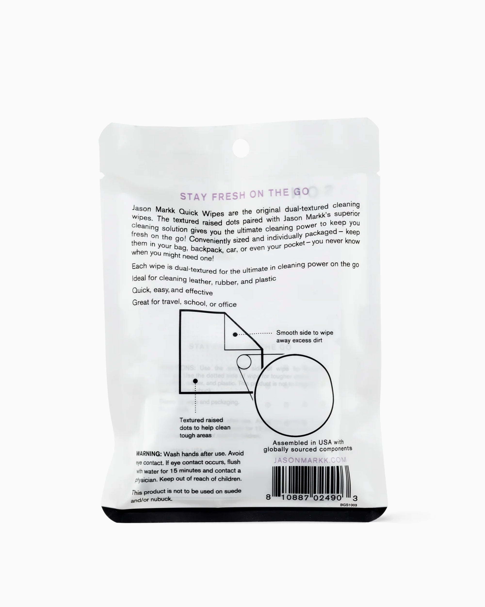 Cleaning & Care Jason Markk Quick Wipes - JM130230