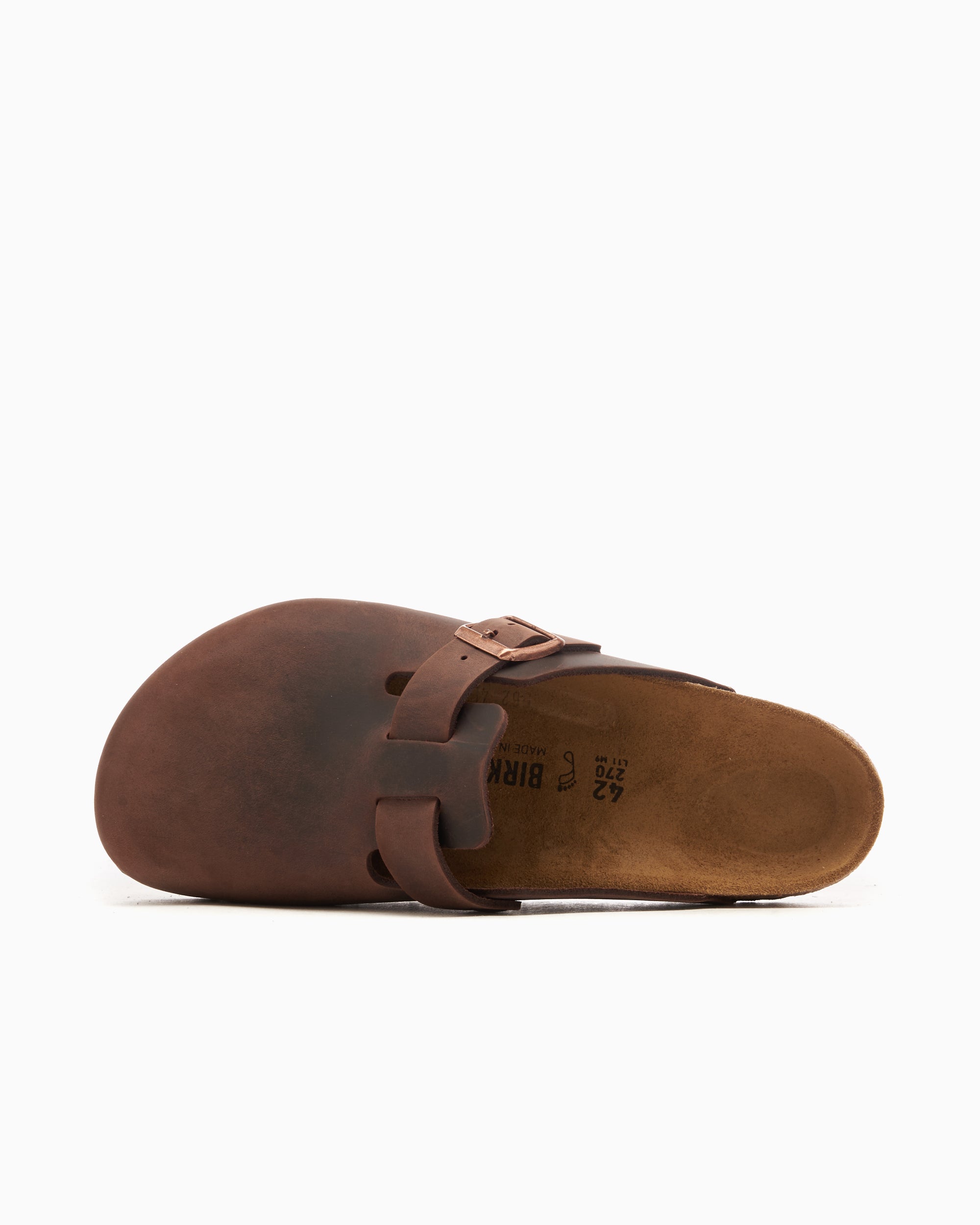 BIRKENSTOCK Boston Natural Leather Oiled Regular