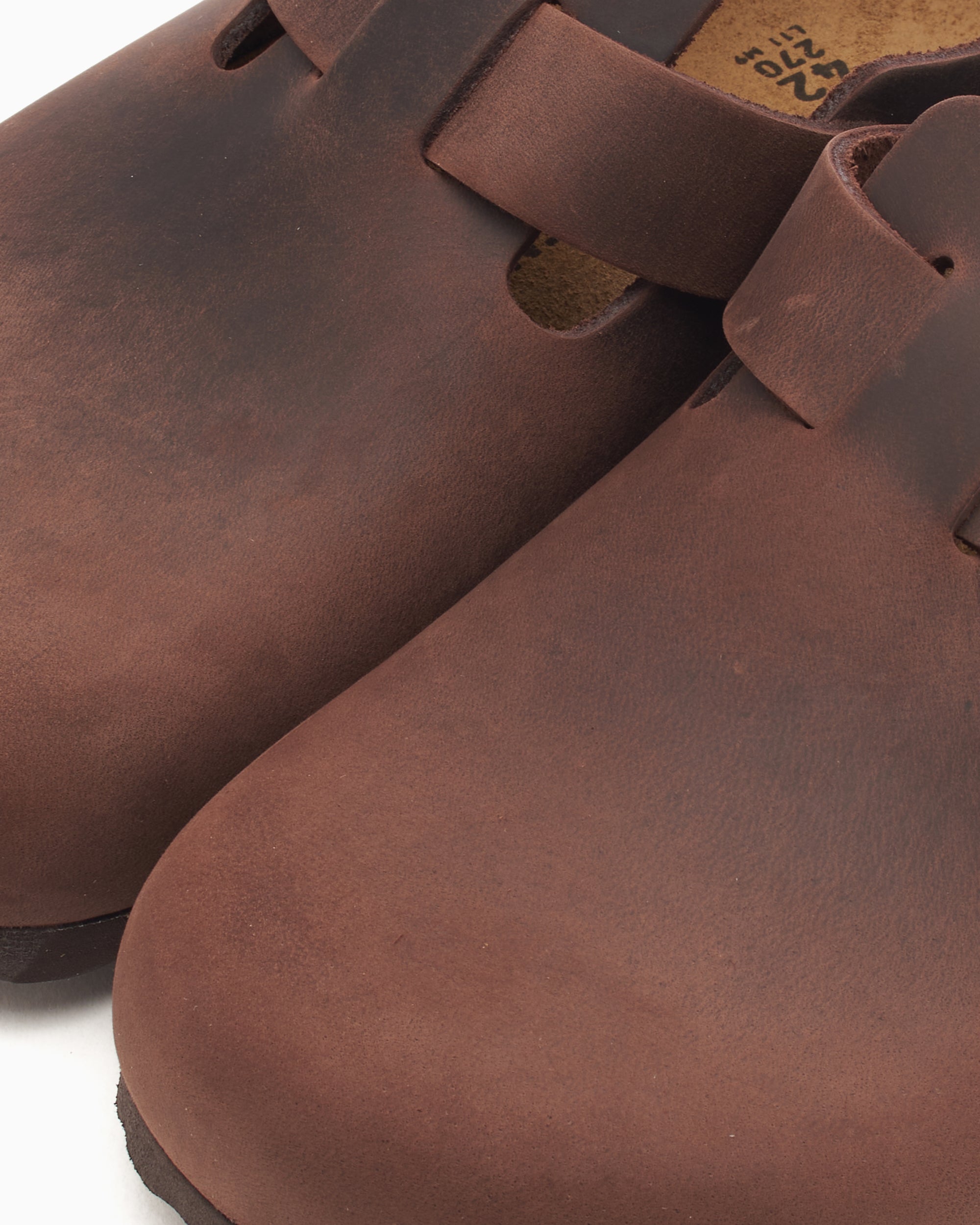 BIRKENSTOCK Boston Natural Leather Oiled Regular