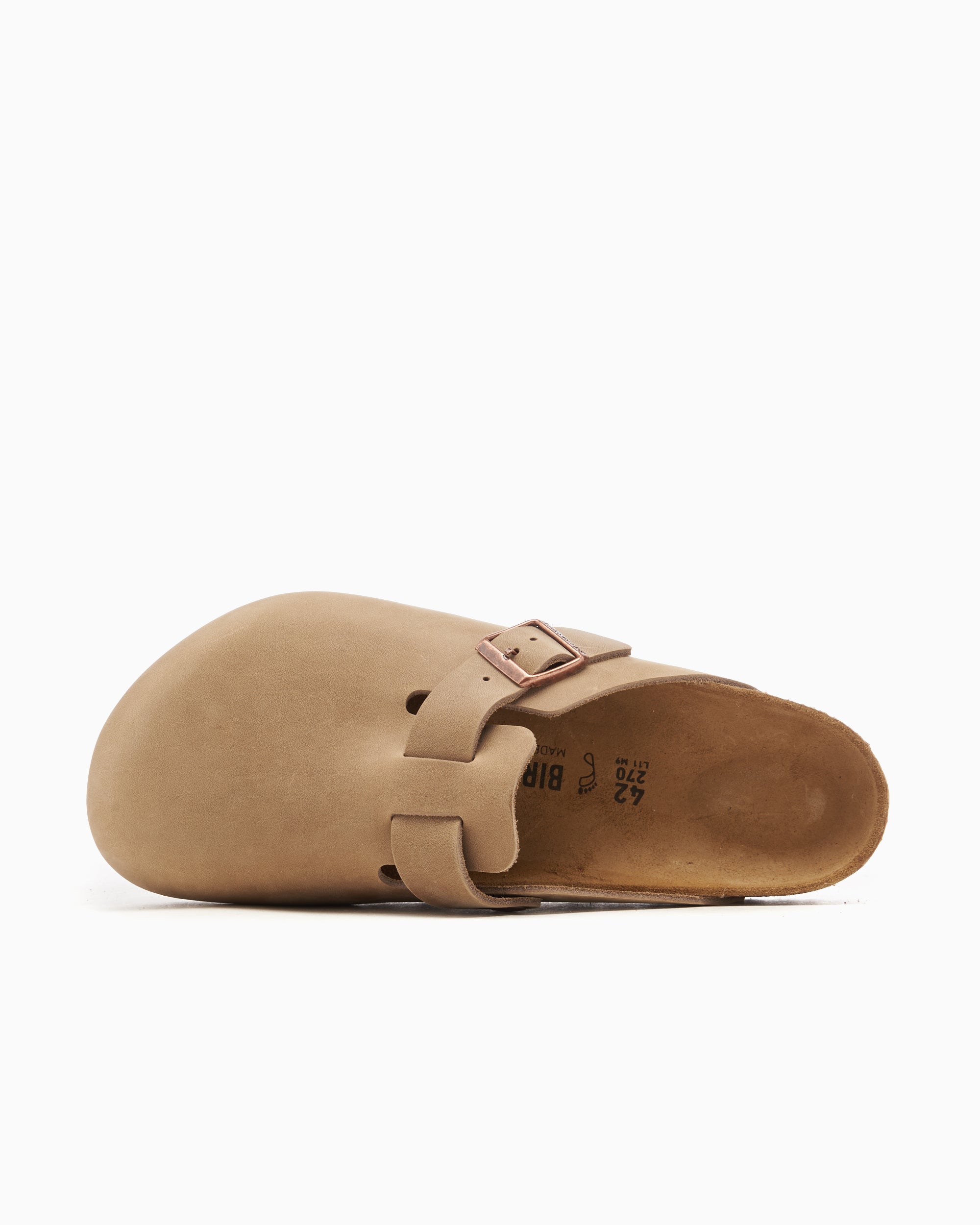 BIRKENSTOCK Boston Natural Leather Oiled Regular