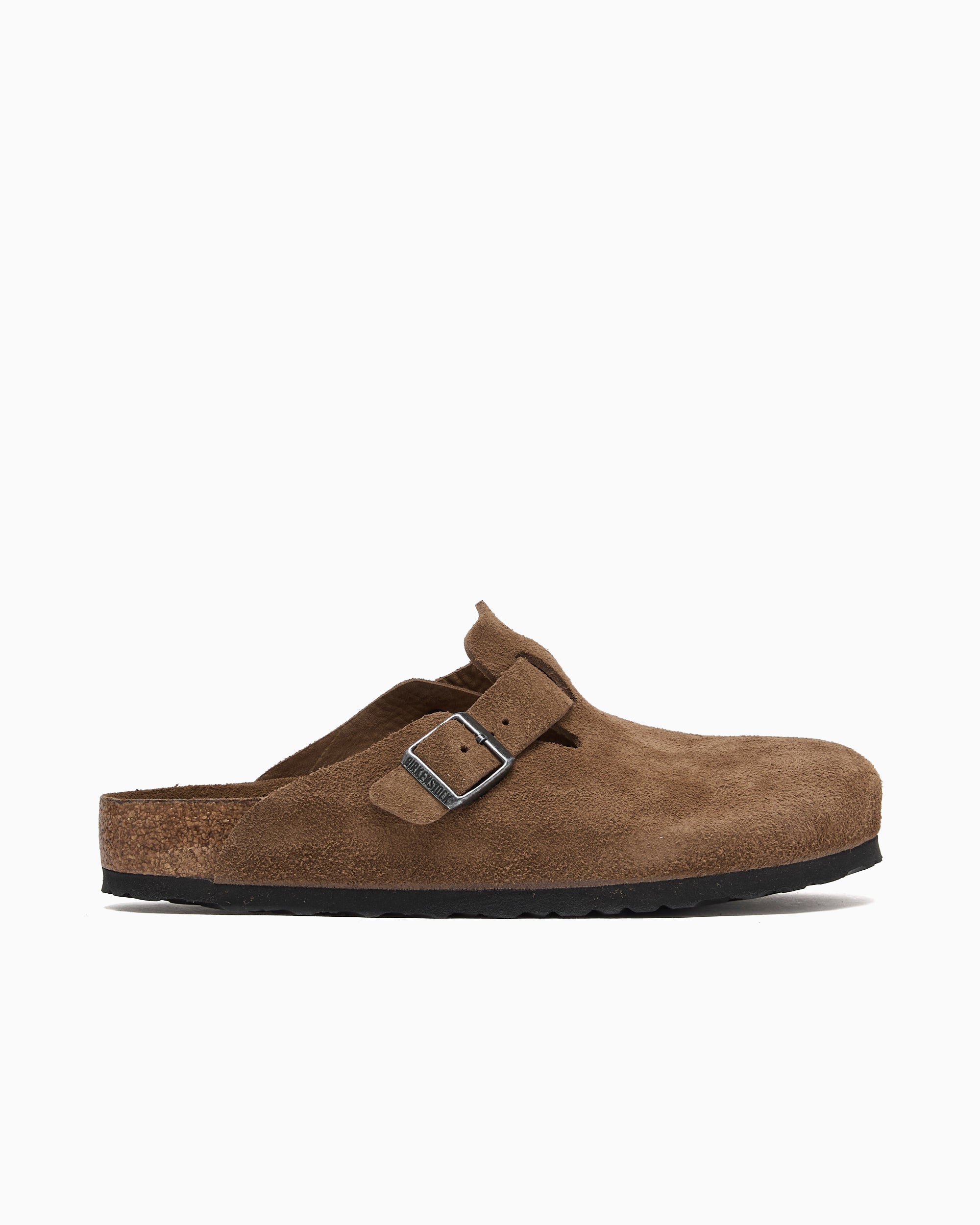 BIRKENSTOCK Boston Soft Foodbed Suede Leather Regular
