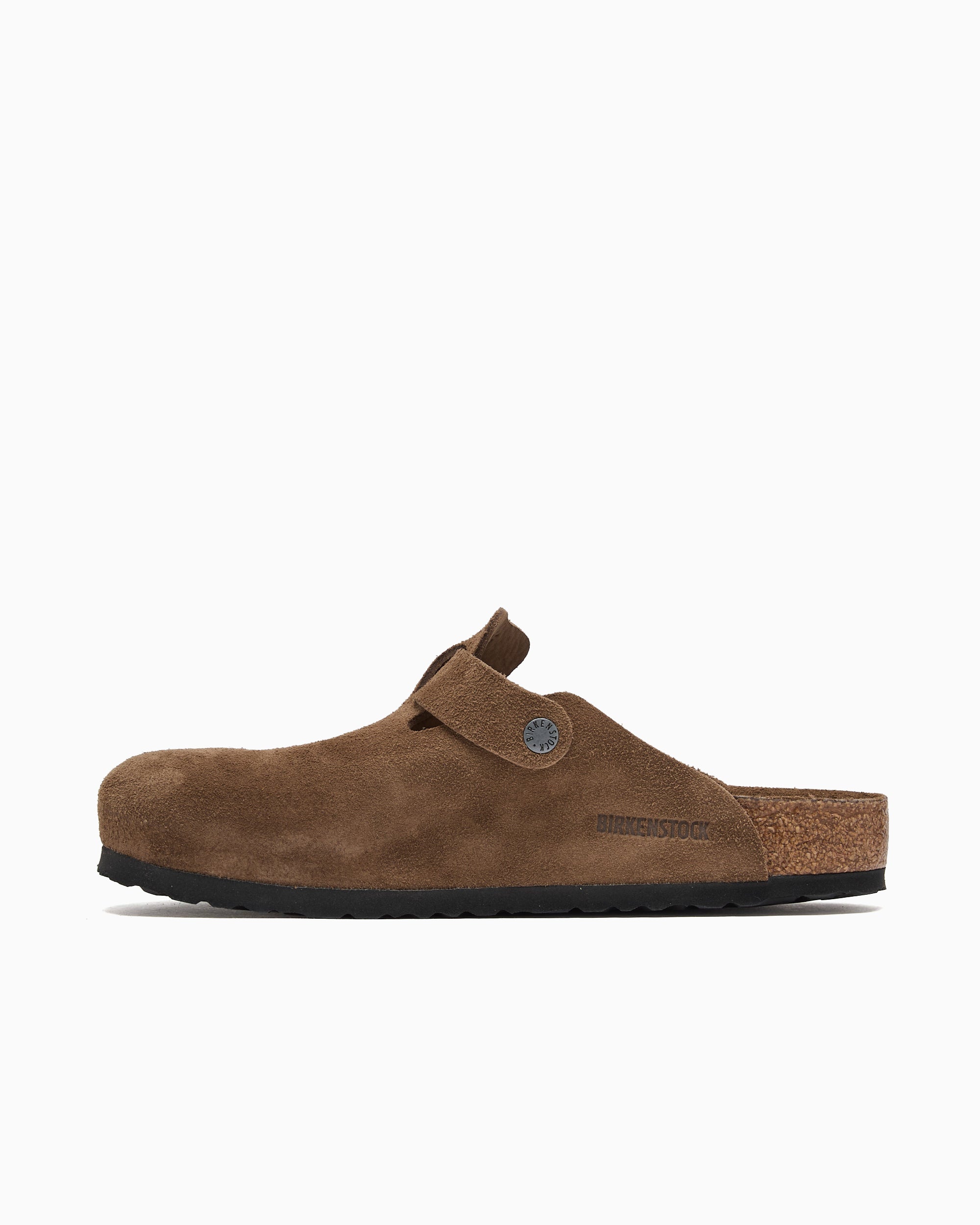 BIRKENSTOCK Boston Soft Foodbed Suede Leather Regular