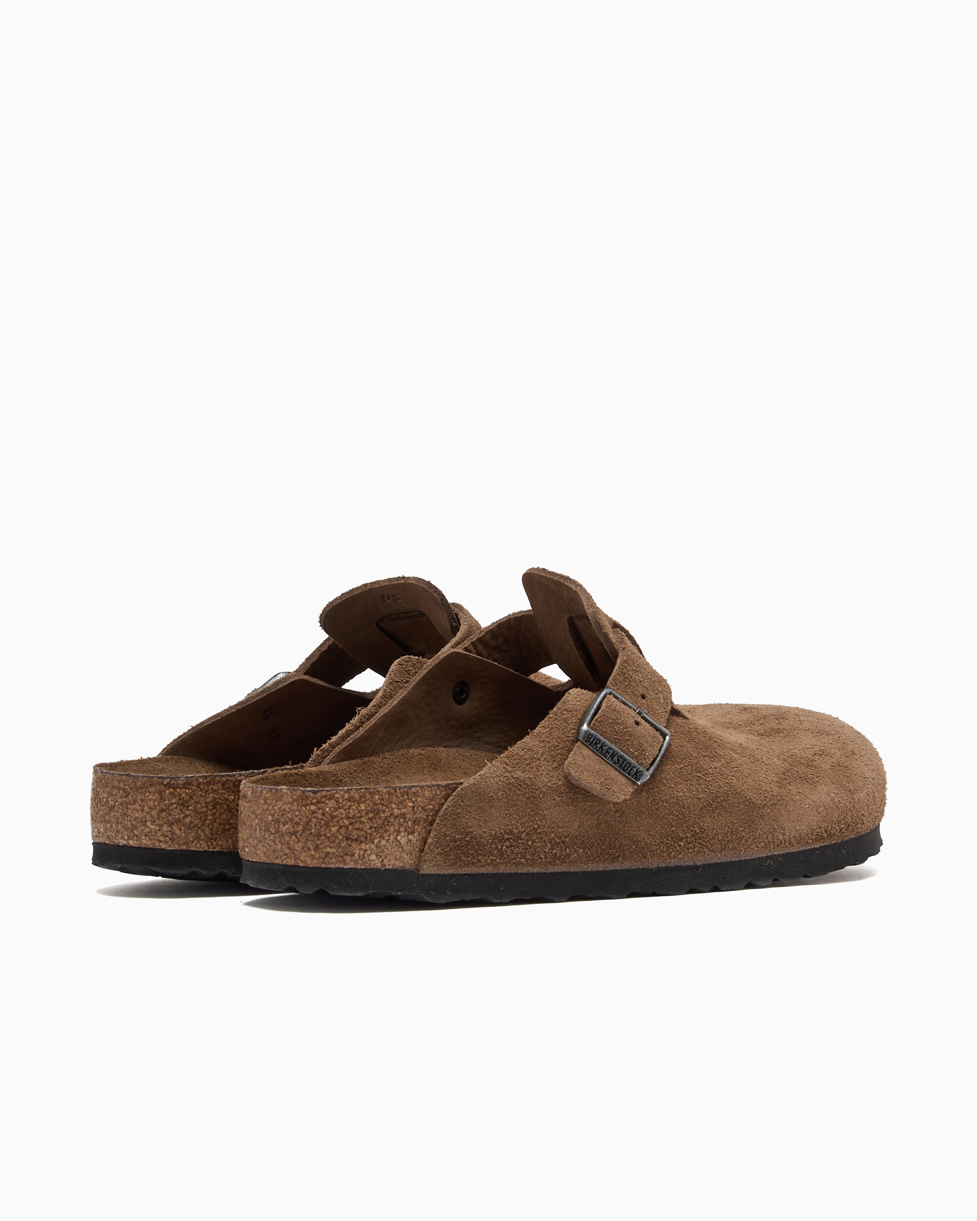 BIRKENSTOCK Boston Soft Foodbed Suede Leather Regular