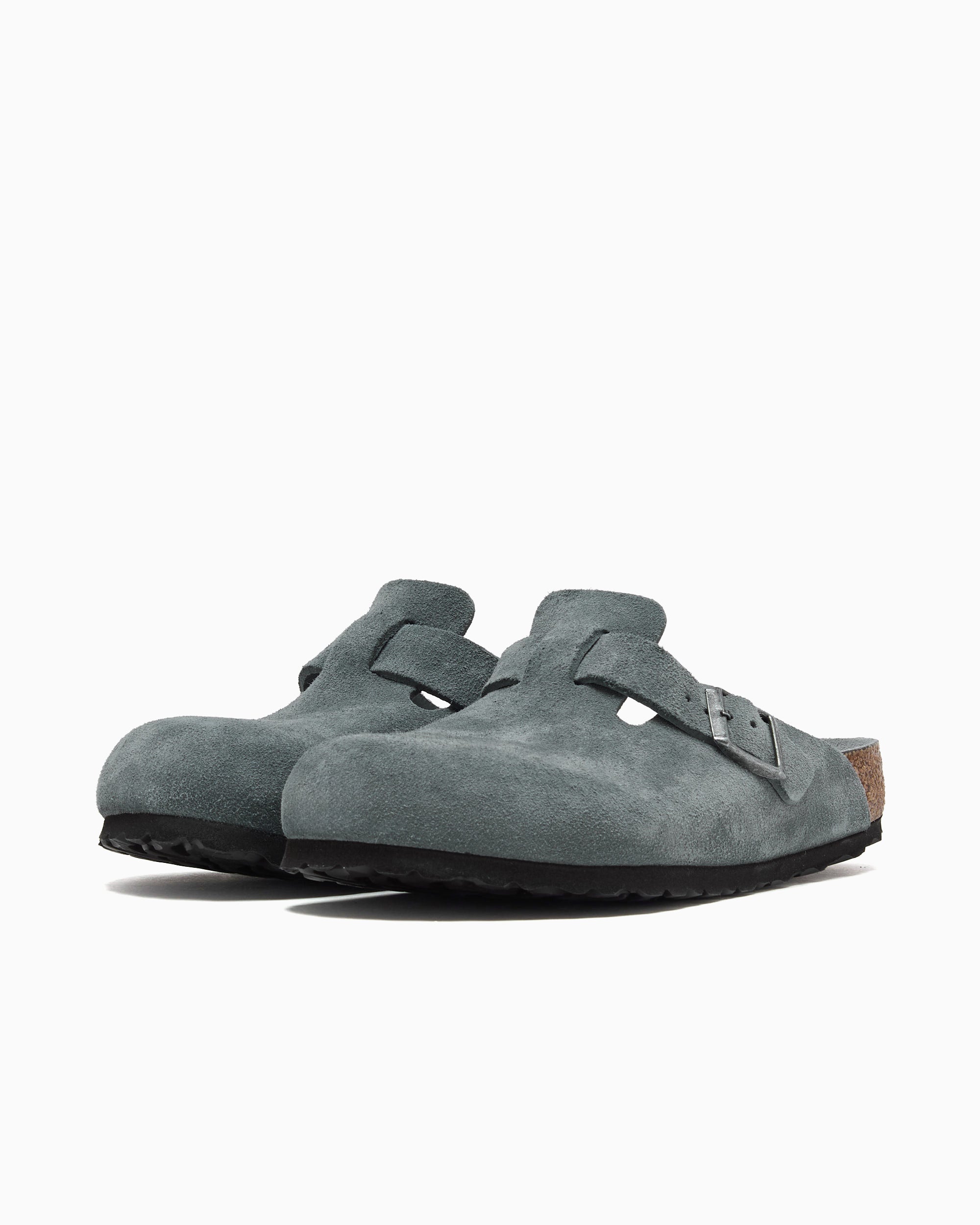 Clogs BIRKENSTOCK  Boston Soft Footbed Suede Leather Regular - 1030870