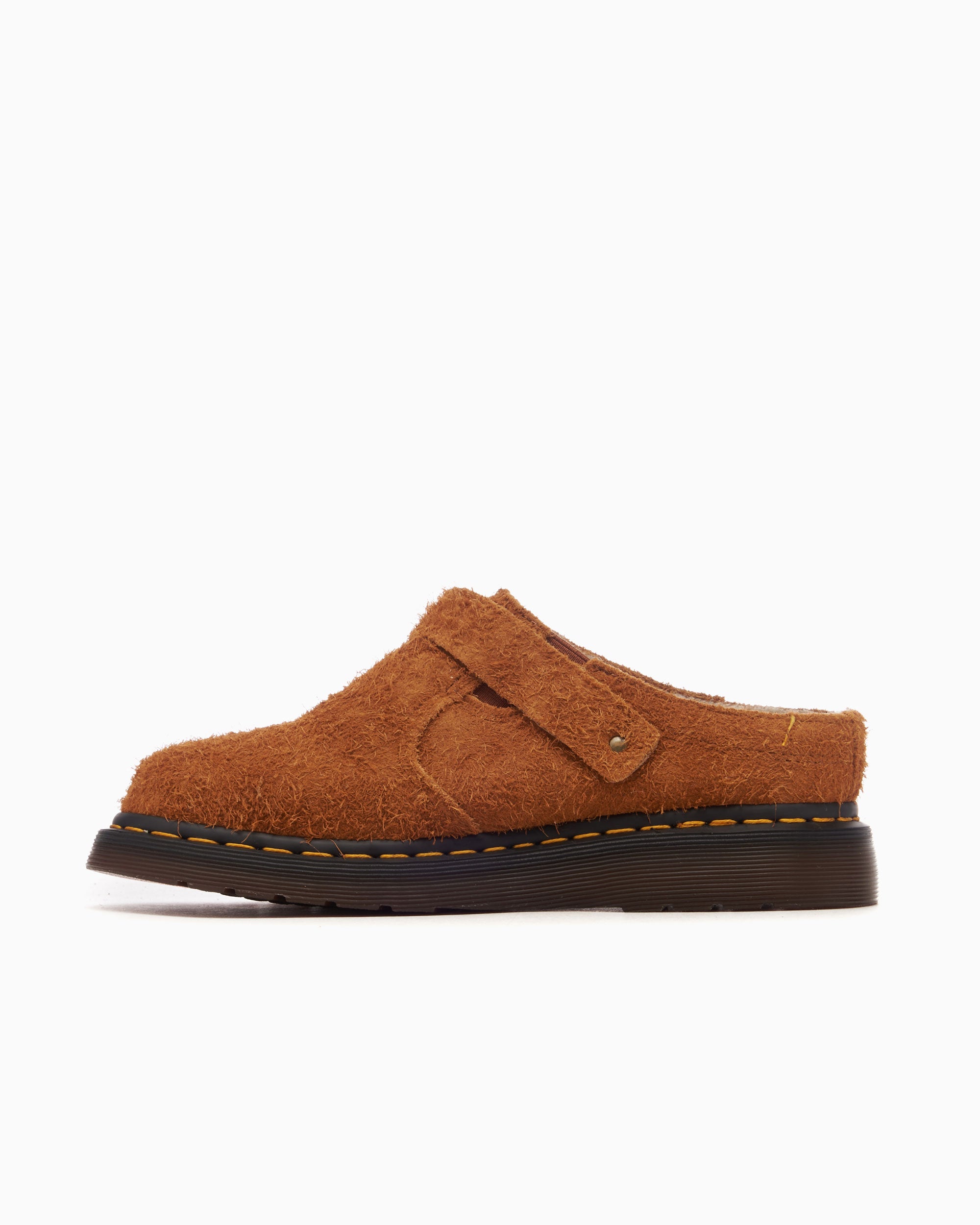 Dr. Martens Isham Long Napped Suede Mules