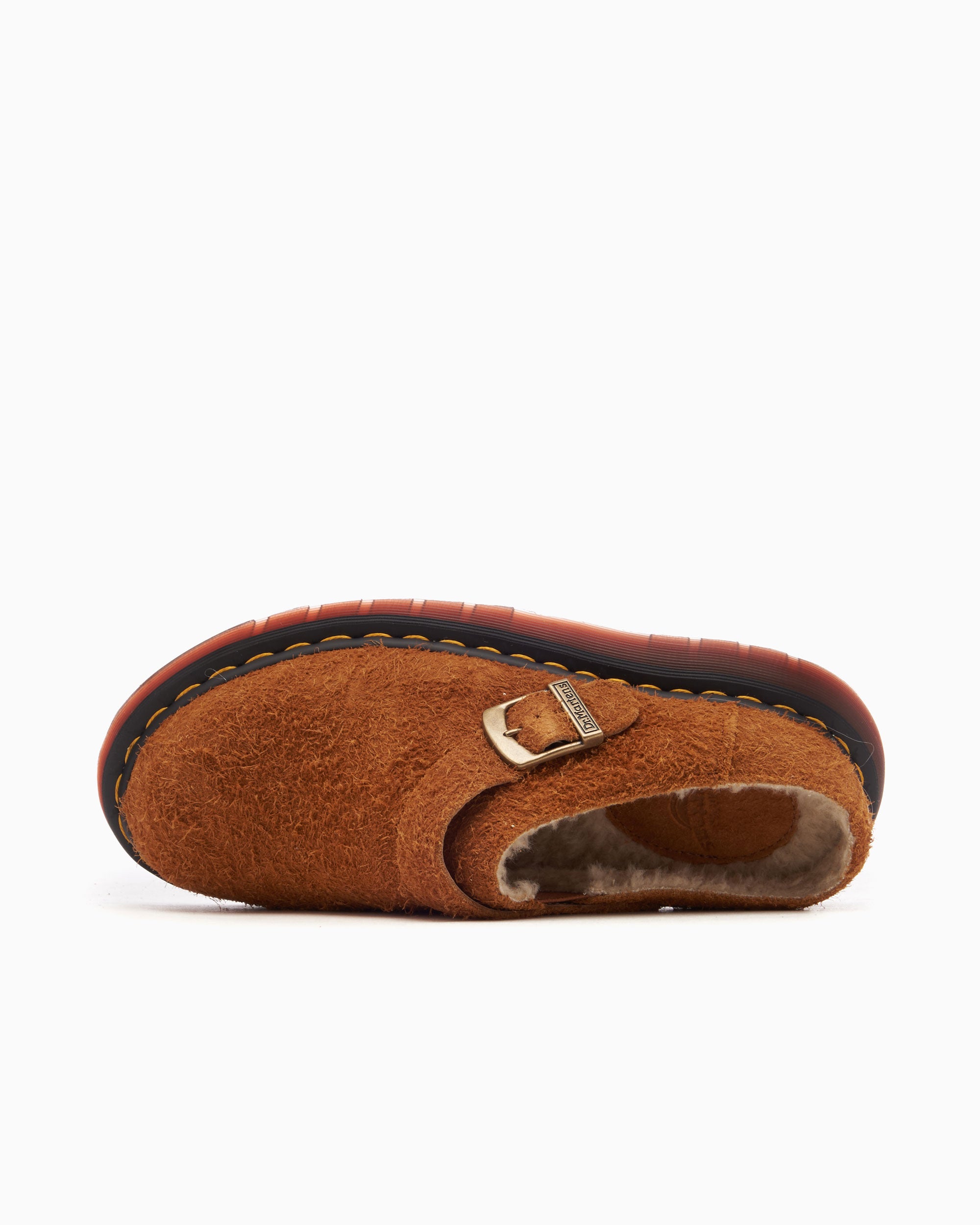 Dr. Martens Isham Long Napped Suede Mules