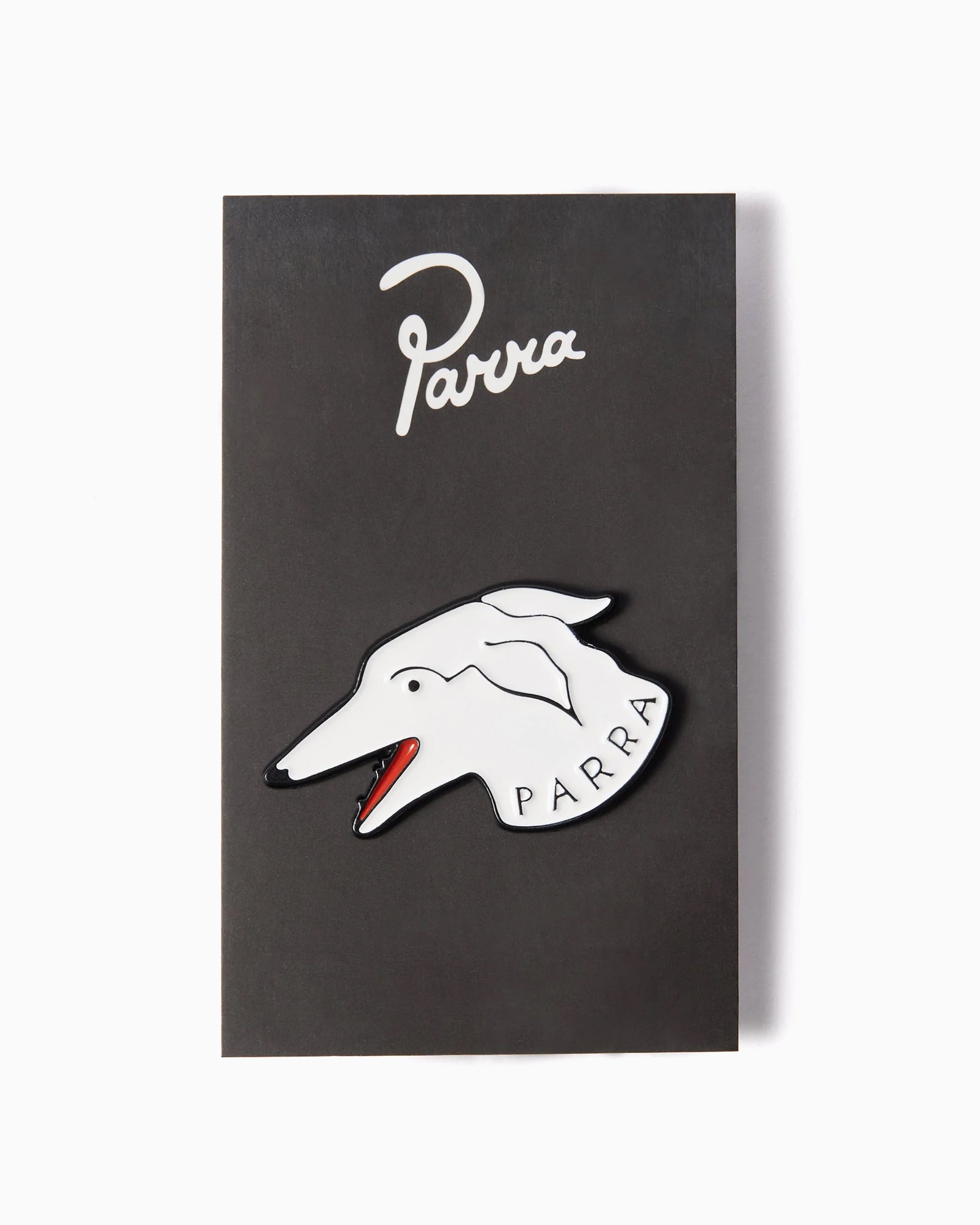 Decoration by Parra Dogface Enamel Pin - 55495-WHITE