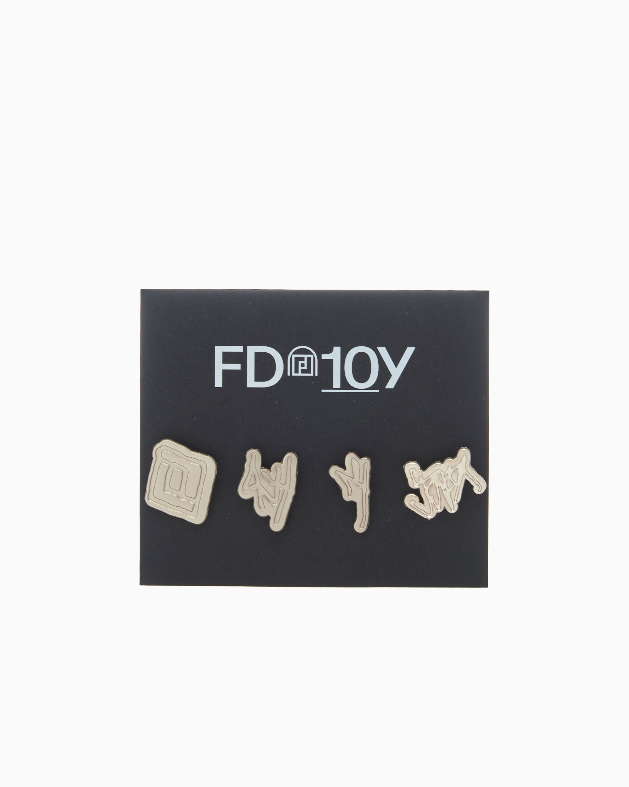 Decoration FOOTDISTRICT 10th Anniversary FD10Y Pin Set (4 Units) - PINFD10