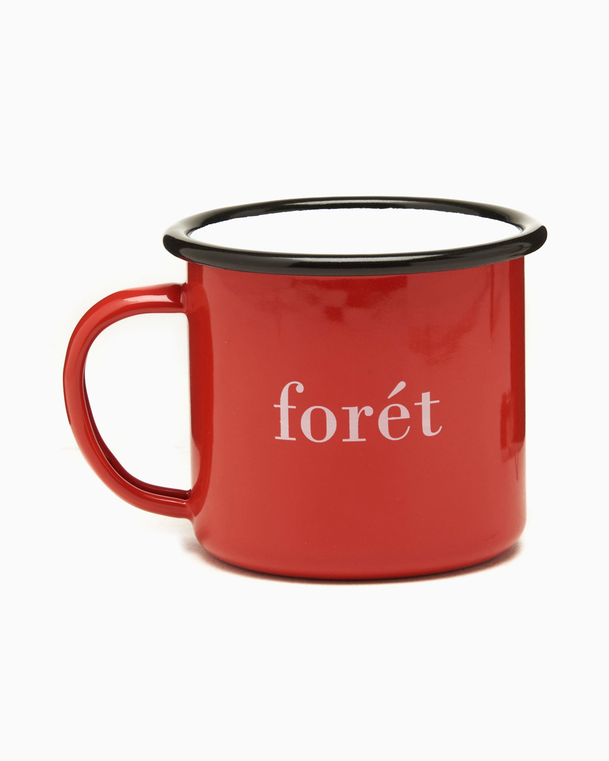 Forét BEAN Enamel Mug Rojo Unica