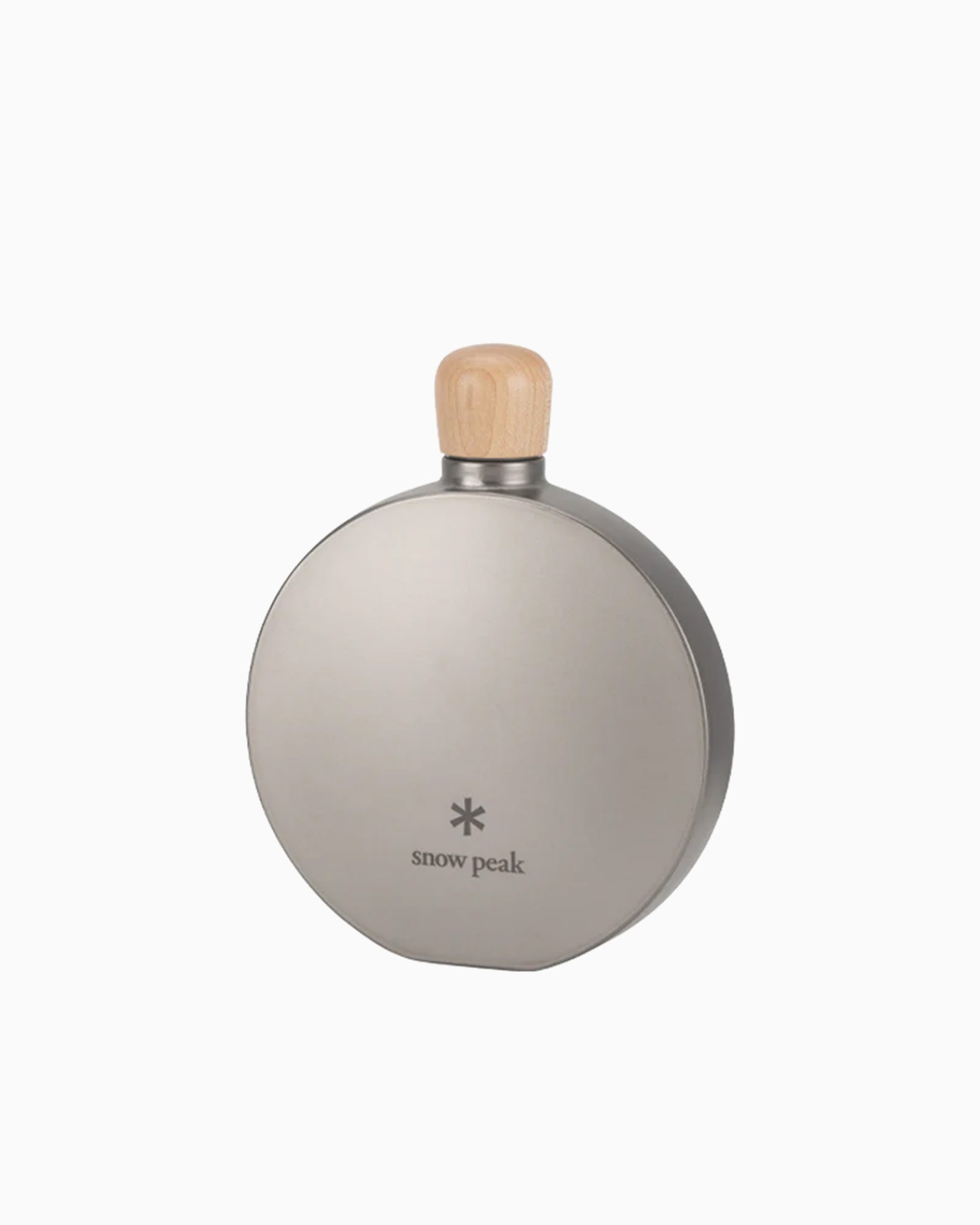 Drinkware Snow Peak Titanium Round Flask - TW-116