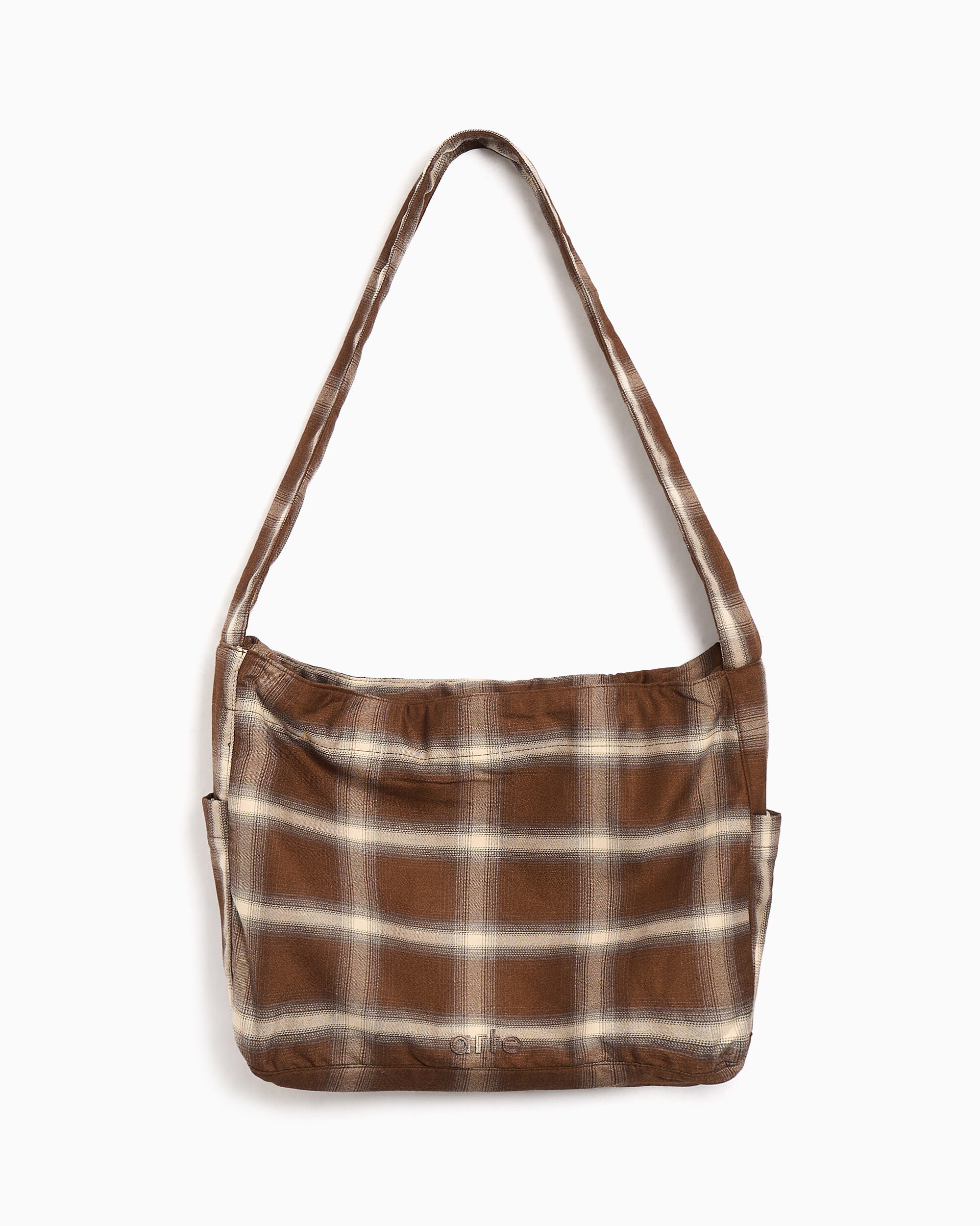 Handbags Arte Antwerp Plaid Unisex Shoulder Bag - AW26-153AC-Plaid