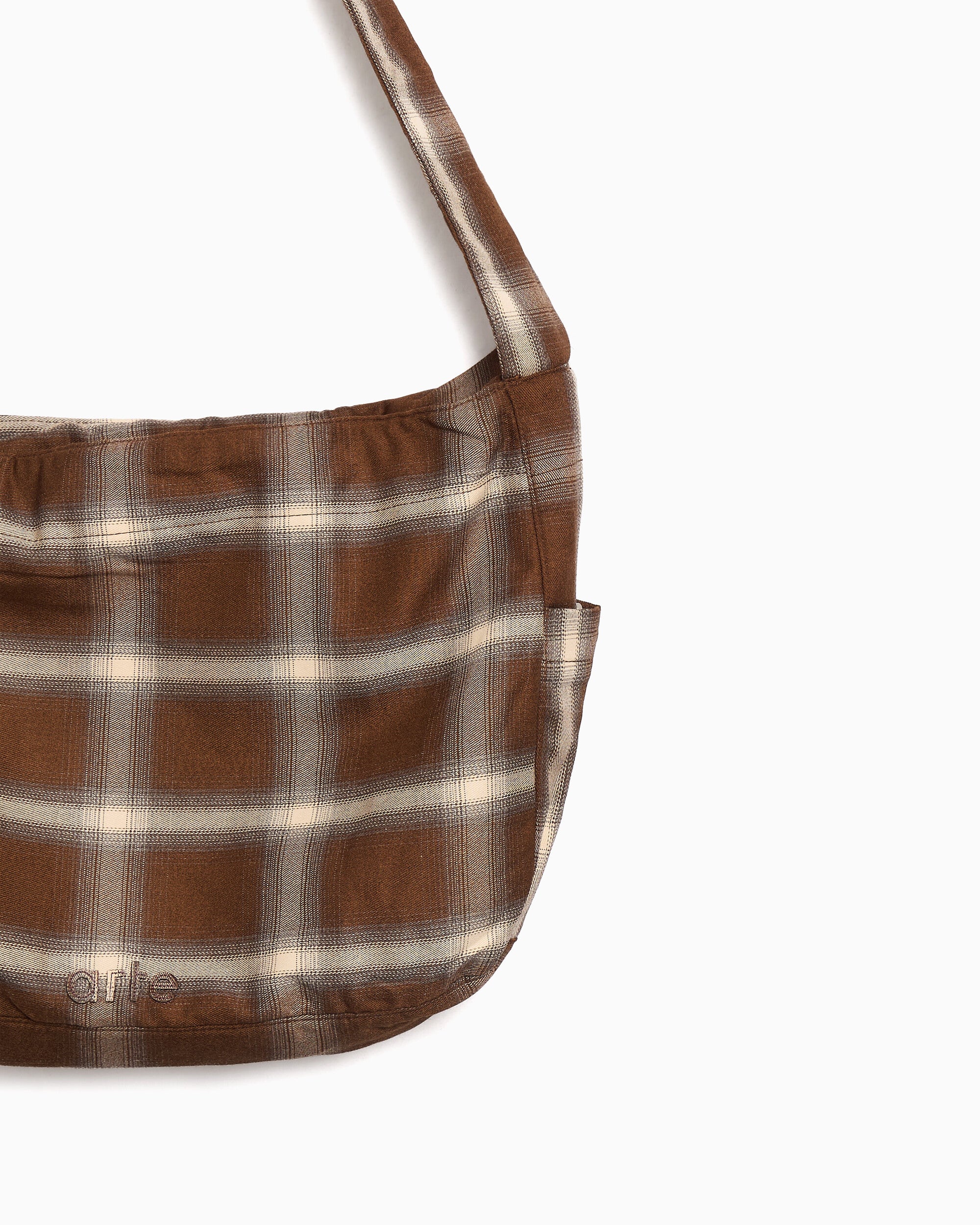 Handbags Arte Antwerp Plaid Unisex Shoulder Bag - AW26-153AC-Plaid