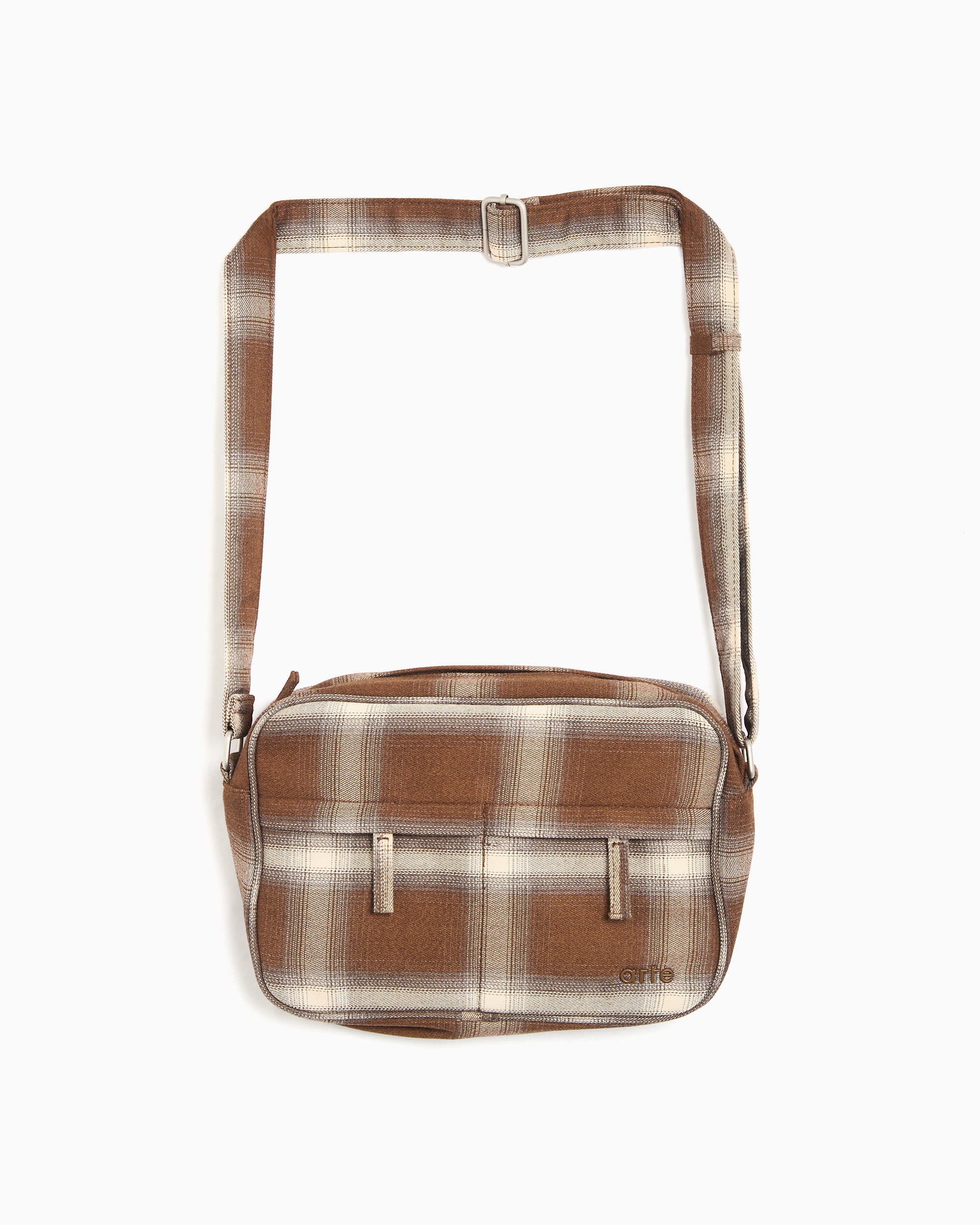 Handbags Arte Antwerp Uniform Unisex Shoulder Bag - AW26-213AC-Plaid