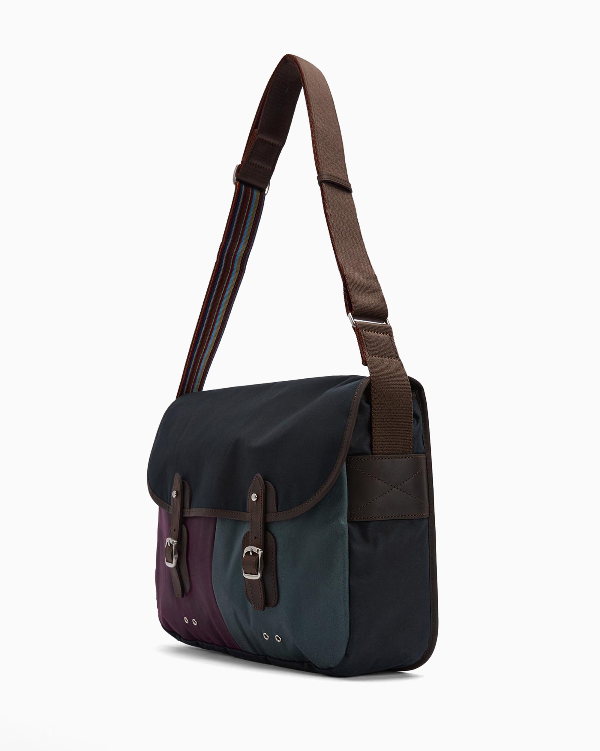 Barbour x Paul Smith Wax Tarras Unisex Shoulder Bag