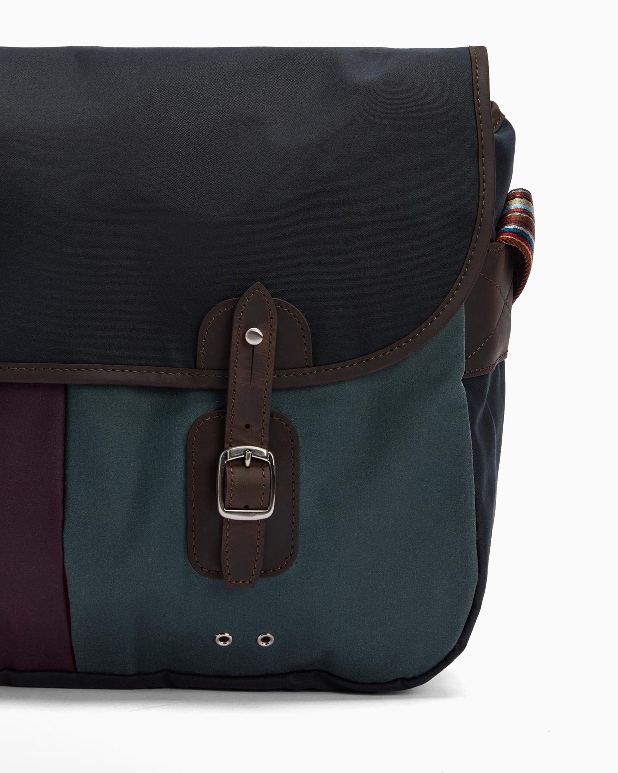 Barbour x Paul Smith Wax Tarras Unisex Shoulder Bag