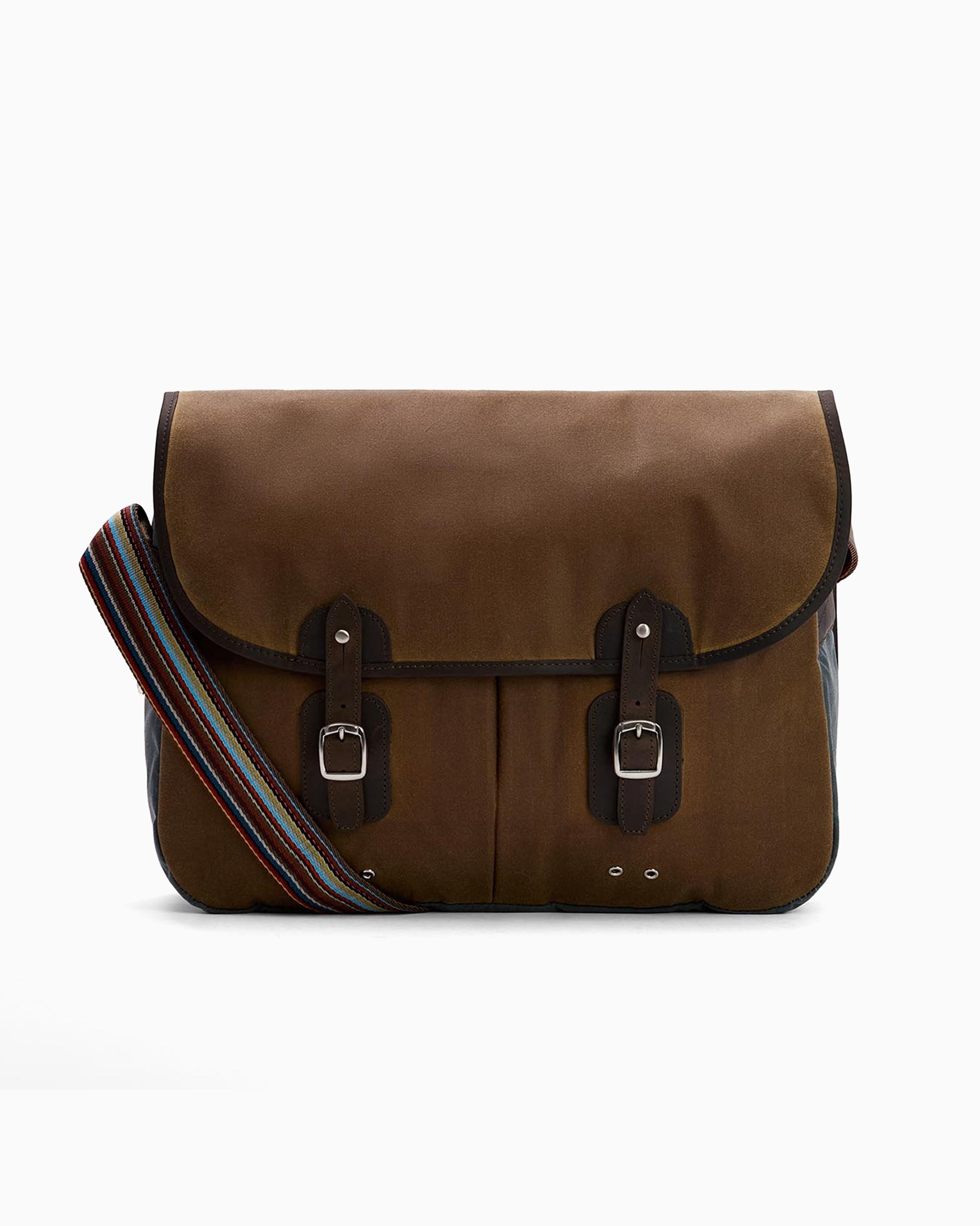 Barbour x Paul Smith Wax Tarras Unisex Shoulder Bag Barbour x Paul Smith Wax Tarras Unisex Shoulder Bag