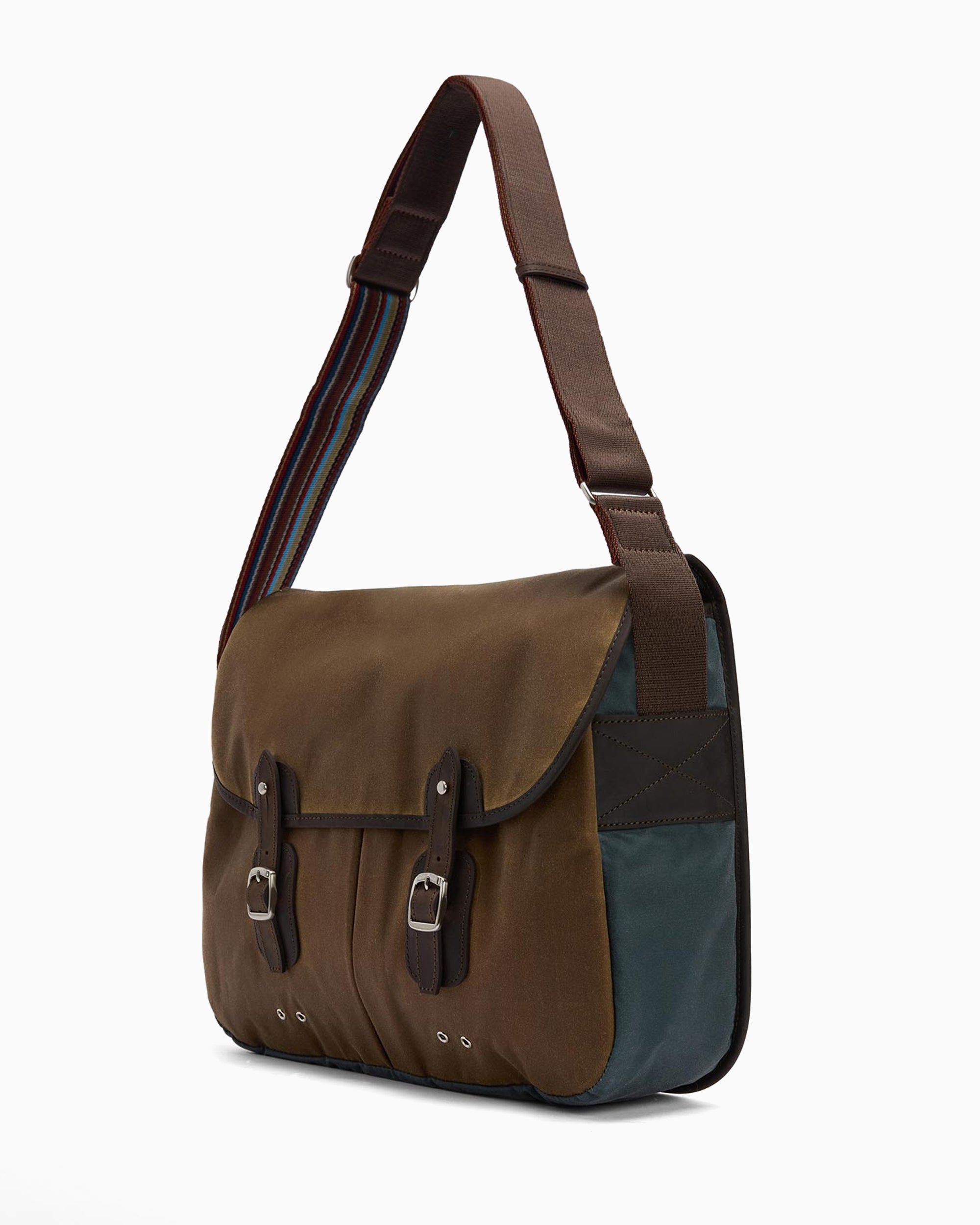 Barbour x Paul Smith Wax Tarras Unisex Shoulder Bag Barbour x Paul Smith Wax Tarras Unisex Shoulder Bag