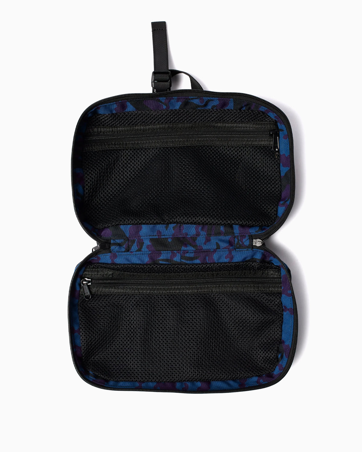 Handbags by Parra Purple Camo Beast Toilet Bag Unisex Bag - 56365-Blue
