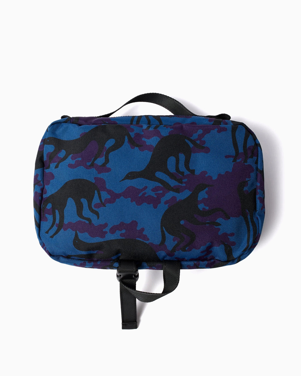 Handbags by Parra Purple Camo Beast Toilet Bag Unisex Bag - 56365-Blue