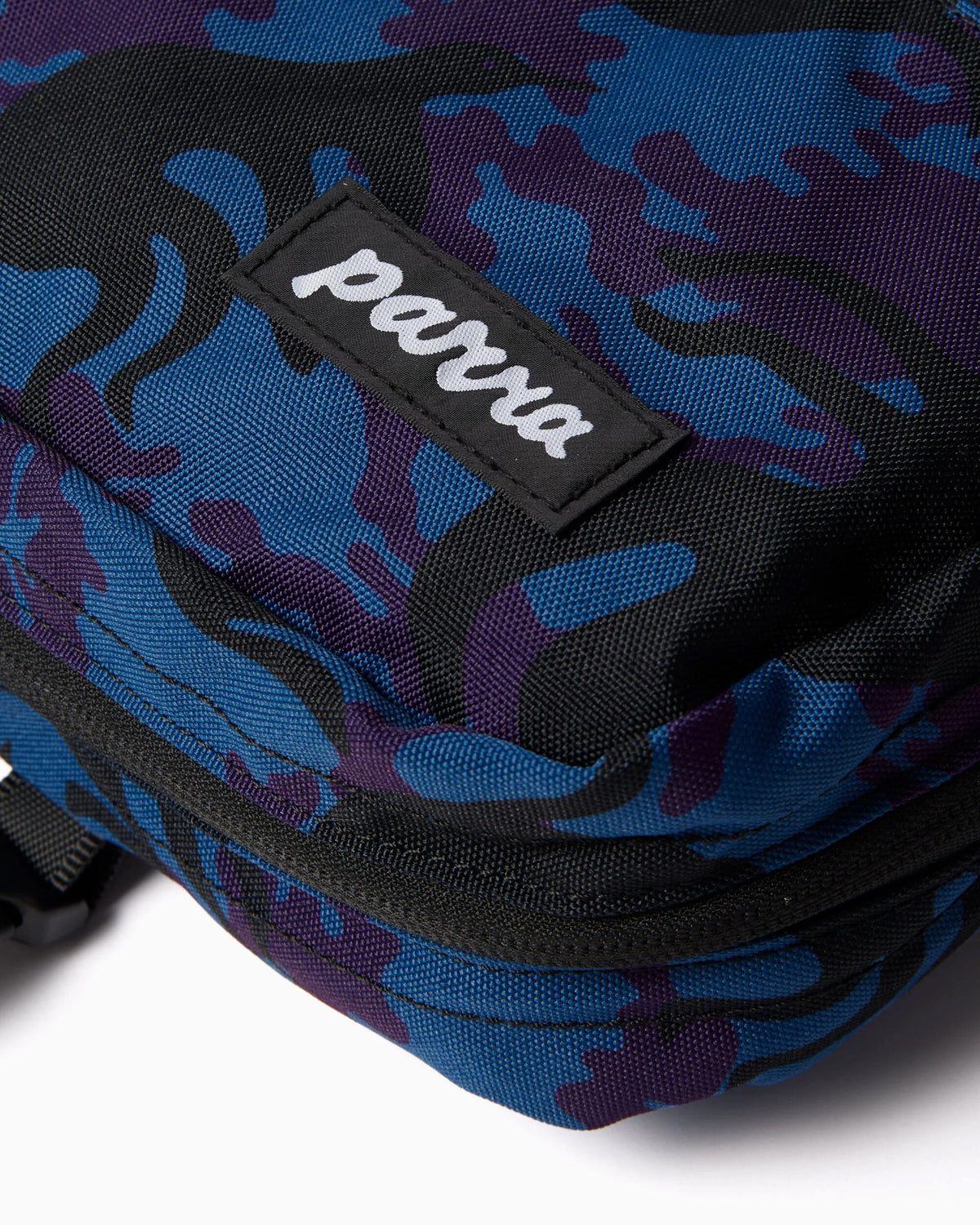 Handbags by Parra Purple Camo Beast Toilet Bag Unisex Bag - 56365-Blue