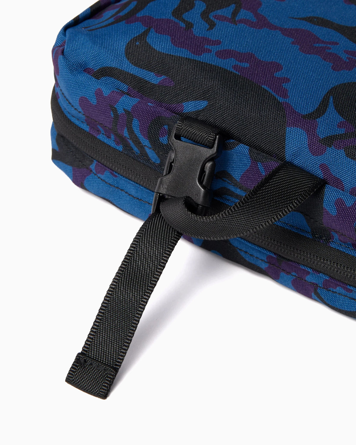 Handbags by Parra Purple Camo Beast Toilet Bag Unisex Bag - 56365-Blue