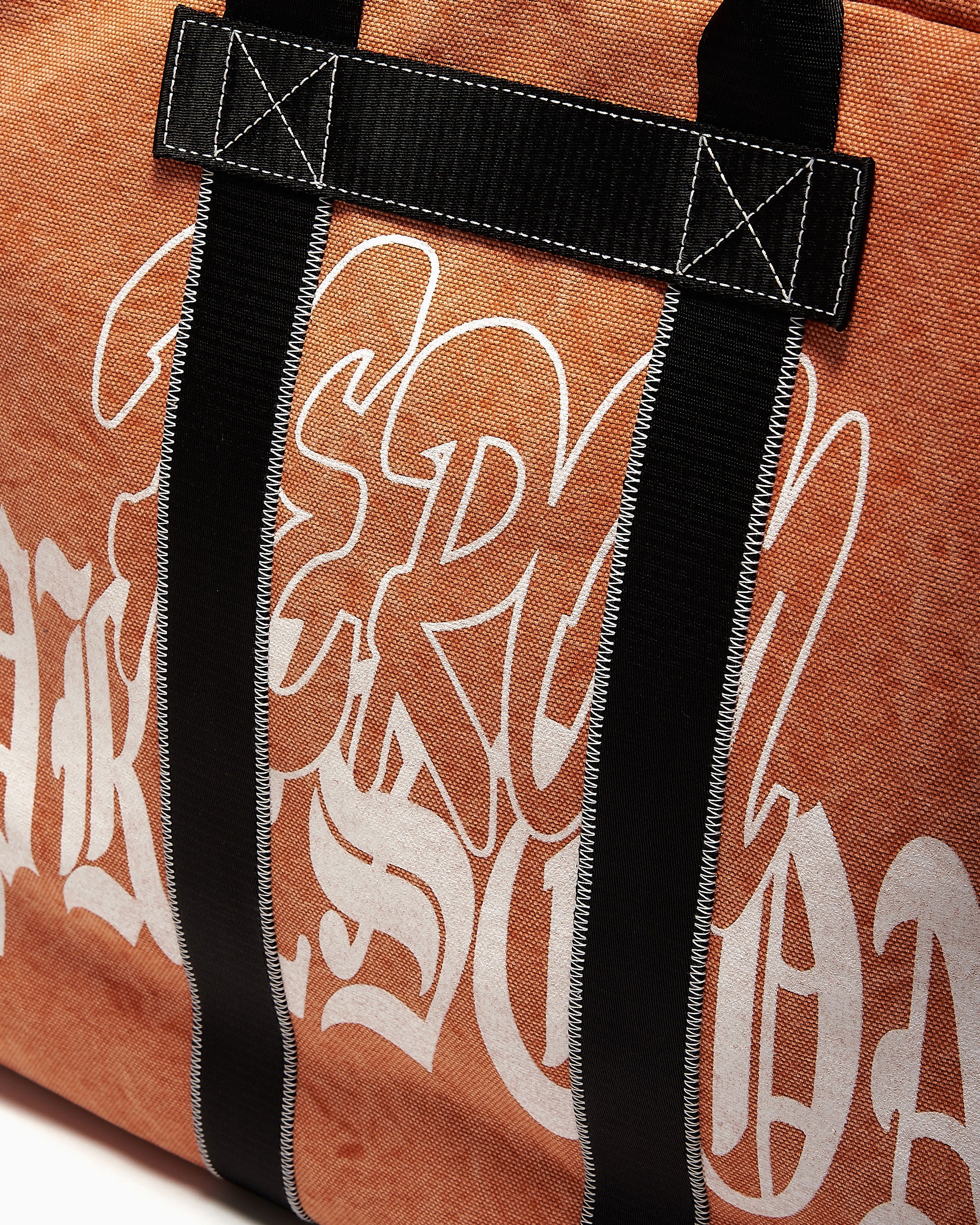 Heron Preston Flaming Skull Duffle Bag Unisex Bag