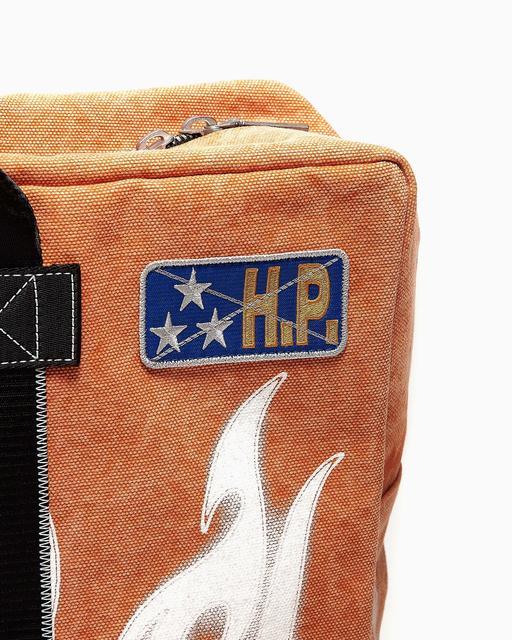 Heron Preston Flaming Skull Duffle Bag Unisex Bag