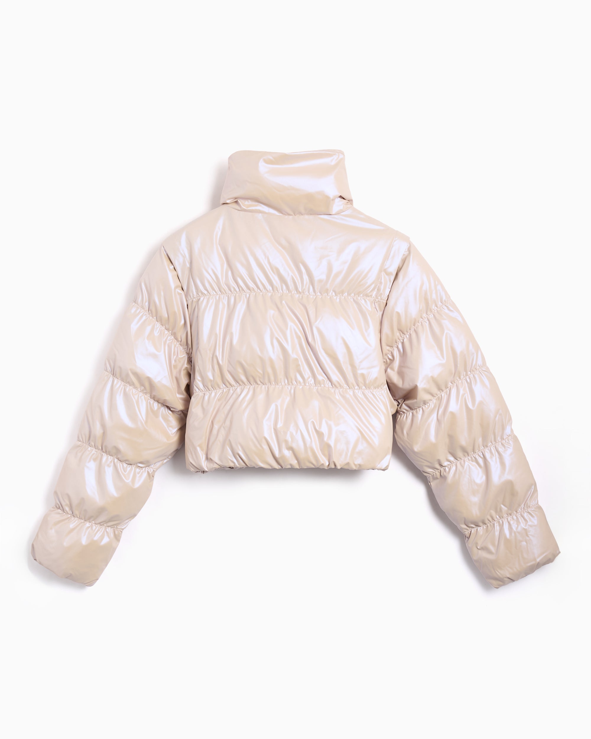 トップス nude vintage 2way Puffy Jacket adidas Originals 2 in 1 Crop Women's Down Jacket