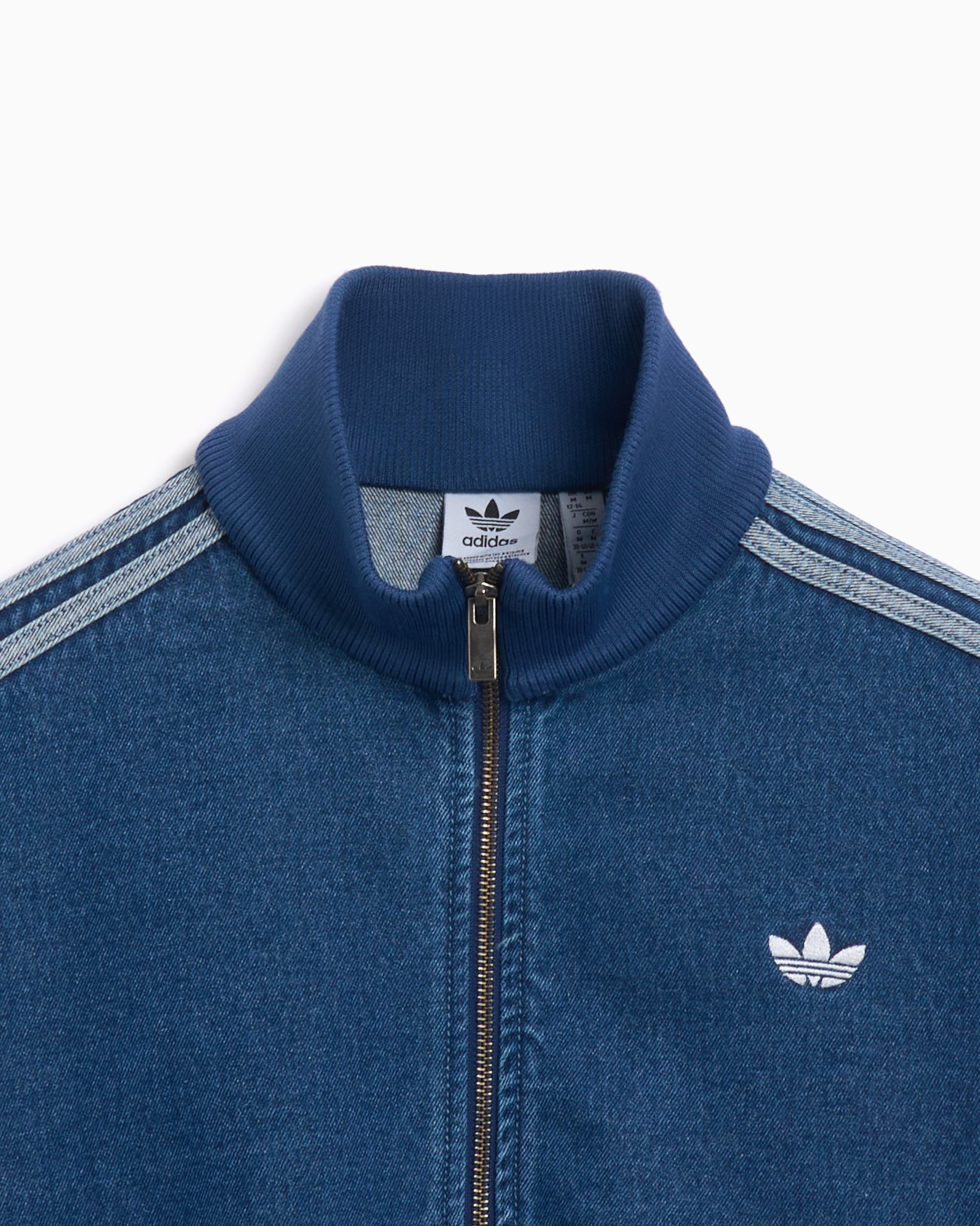 Jackets Coats adidas Originals 3 Stripes Denim Women's Track Jacket - JD2570
