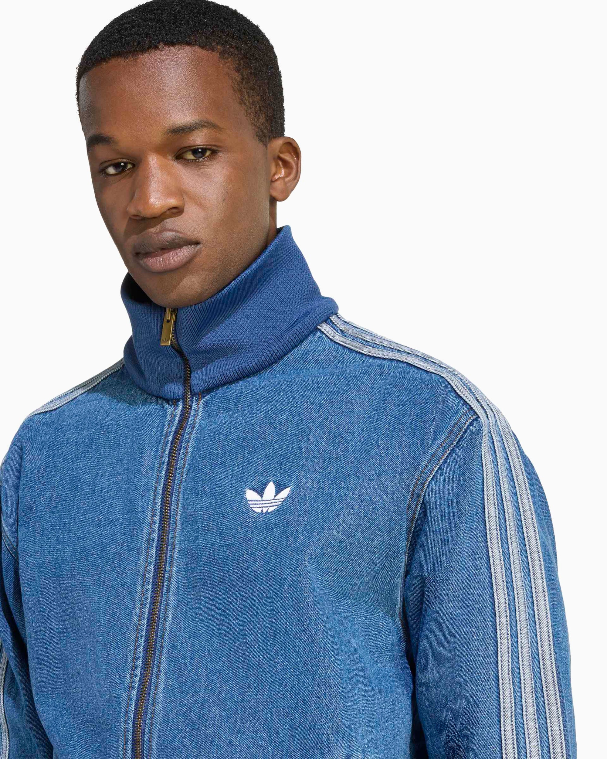 adidas Originals Adicolor Denim Firebird Relaxed Men's Track Jacket