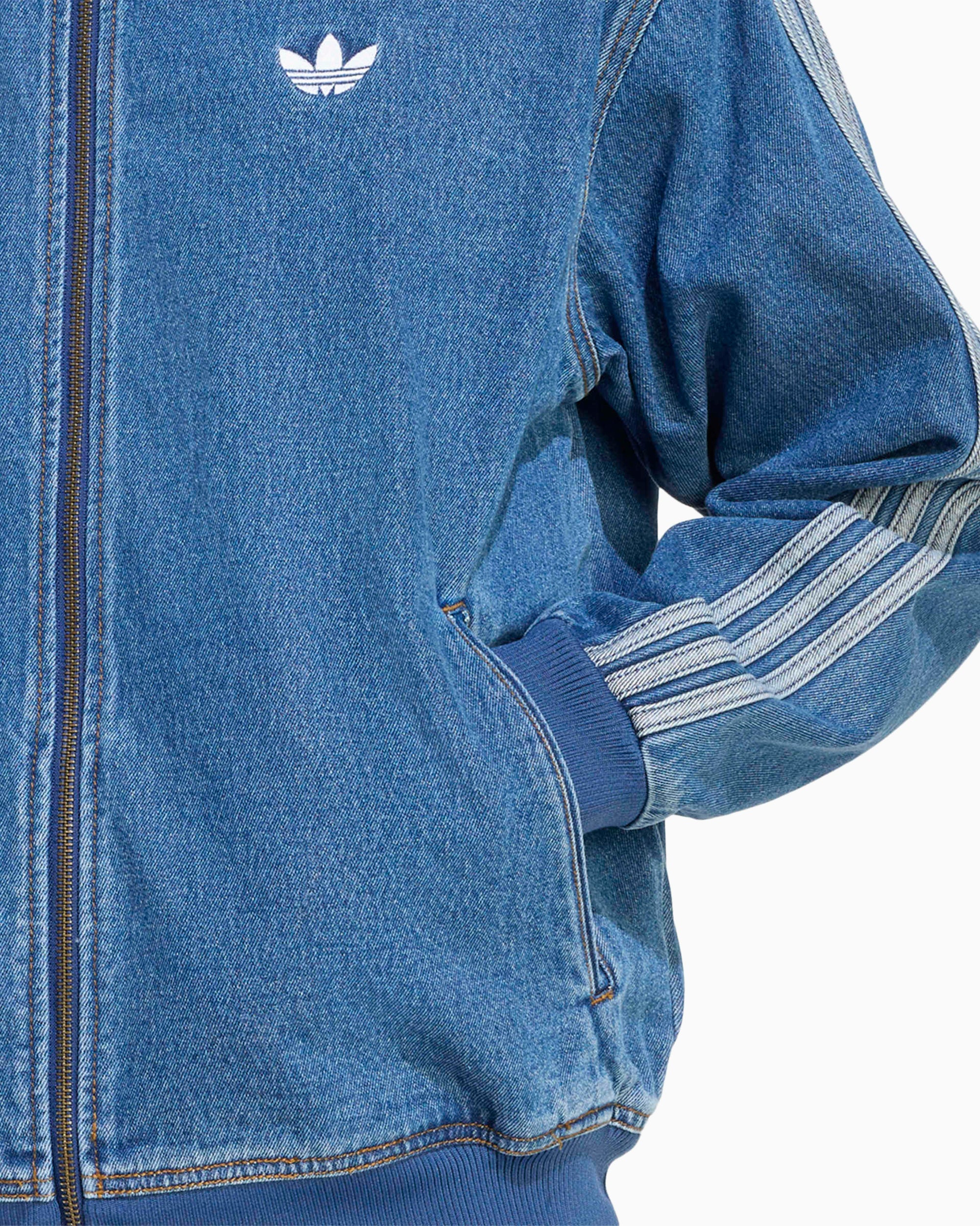 adidas Originals Adicolor Denim Firebird Relaxed Men's Track Jacket