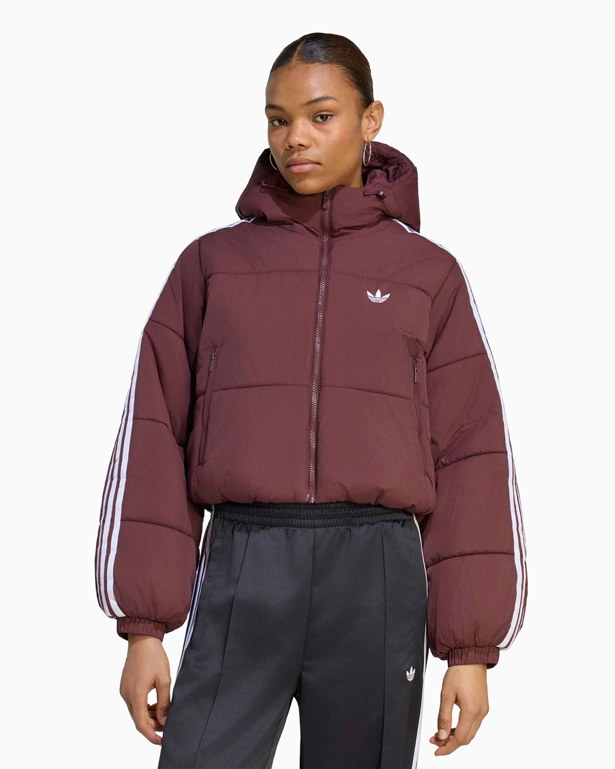 Jackets Coats adidas Originals Adicolor Firebird Logo Crop Women's Anorak - KR9547