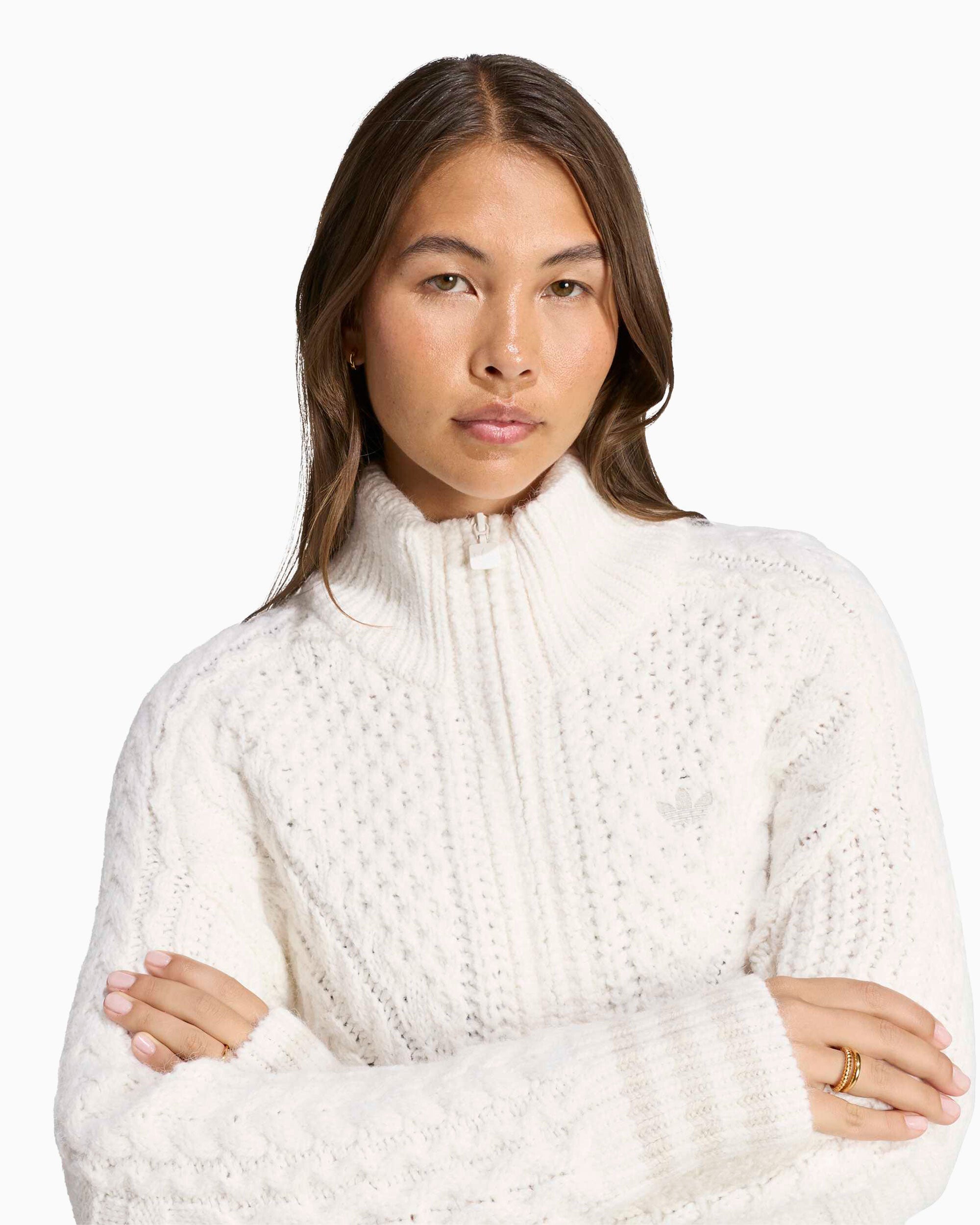 Jackets Coats adidas Originals Cable Knit Firebird Relaxed Women's Cardigan - KT2290