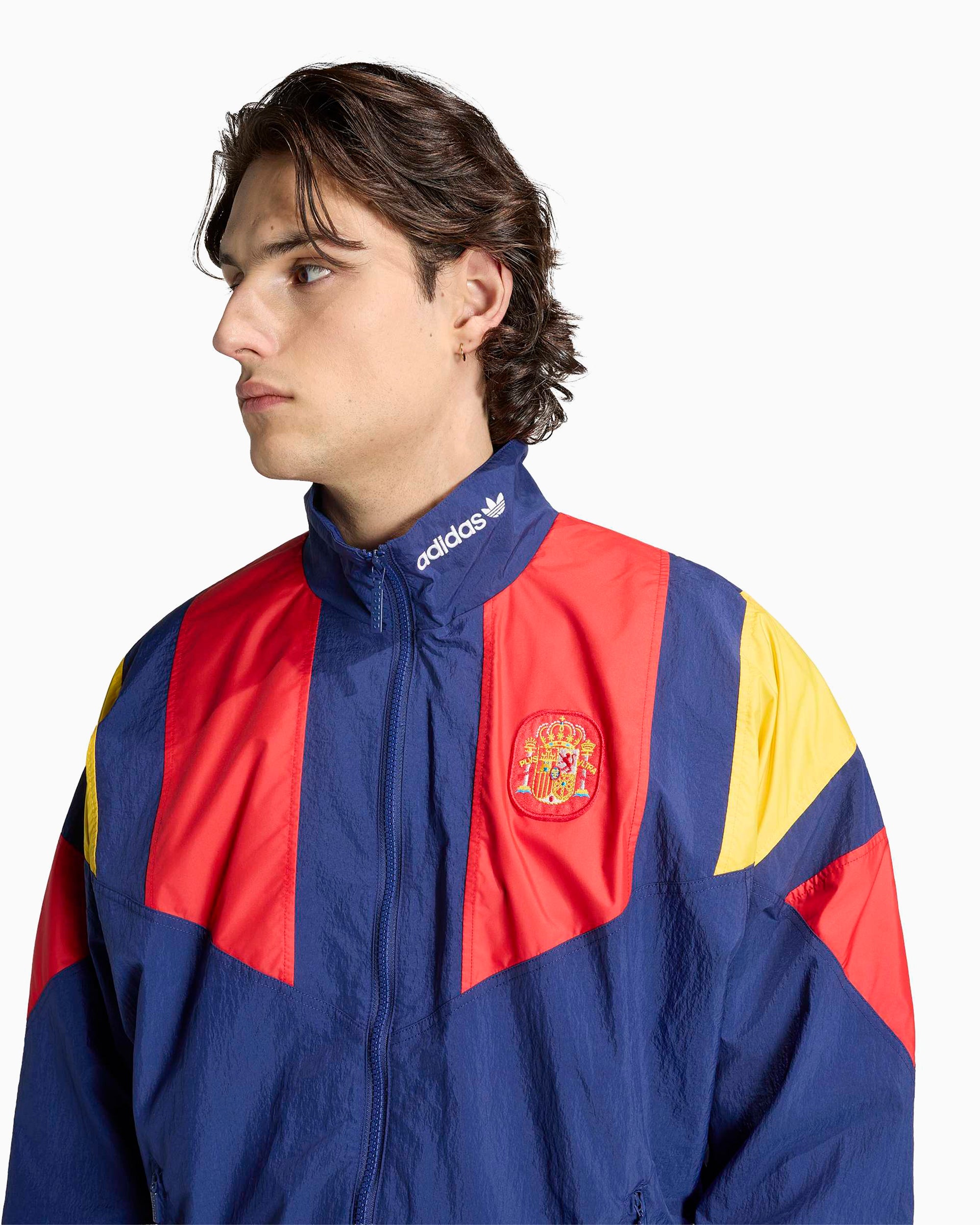 Jackets Coats adidas Originals EQT Spain Football Logo Relaxed Men's Track Jacket - KG2575